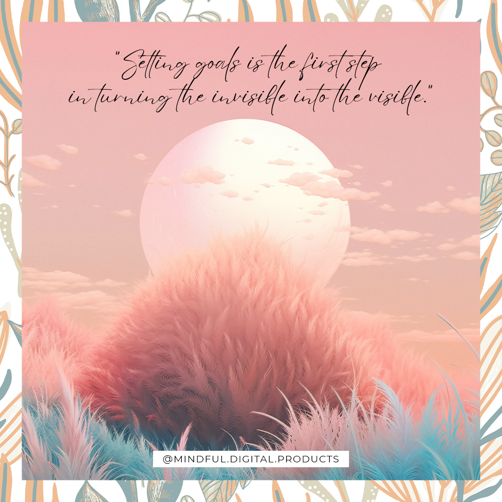 Imagine your dreams as seeds. 🌱
Planting them is the first step to growing a garden of achievements. Setting goals is like mapping the path to a treasure chest of possibilities. It's the magic wand that turns the invisible aspirations in your mind into the visible wonders of reality.
Don’t wait, set those goals and start the enchanting journey of making dreams come true! ✨
#MindfulLiving #DigitalPlanners #PersonalGrowthJourney #OrganizeYourLife #MentalWellness #BudgetingTips #SelfCareEveryday #MindfulnessMatters #GoalSetting2024 #CreativeOrganization #DigitalWellness #LifePlanning #EmpowermentTools #HabitTracking #SelfImprovement #MentalClarity #ProductivityHacks #WellnessJourney #MindfulMoments #DailyAffirmations #InspiringChange #OrganizationalGoals #FinancialWellness #ThriveDaily #PersonalDevelopment #PlanWithPurpose #MindfulPlanning #GrowthMindset #PeacefulLiving #MindfulProductivity