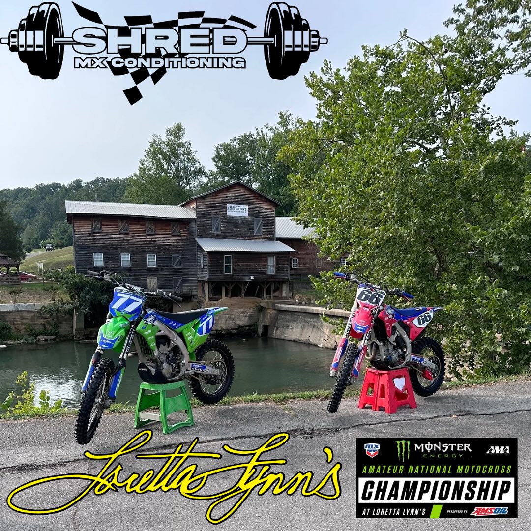Our week at the ranch was one to remember!
Daily workouts leading up to practice on Monday, and group stretching once racing began as much as we could fit into our schedule 🙌🏼
Now with the experience of racing the Loretta Lynn’s Amateur National behind us, we are MORE than qualified to help other riders prepare for their time at the ranch; we’ve got personal experience doing so!
The heat in Tennessee for 20 minute Moto’s is no joke, along with the rough and ever changing track conditions.
Thanks to everyone who worked out with us, stretched with us, and those who simply stopped by our tent, we appreciate the support and look forward to helping more riders chase their dreams in moto!
We still have spots available on our roster, so if your ready to put in the work so you can get to the ranch next year - send us a message and I’ll get you the info 🏁
#roadtolorettas #llmx #lorettalynnmx #motocross #motolife #moto #mx #dirtbikes #motocrossconditioning
