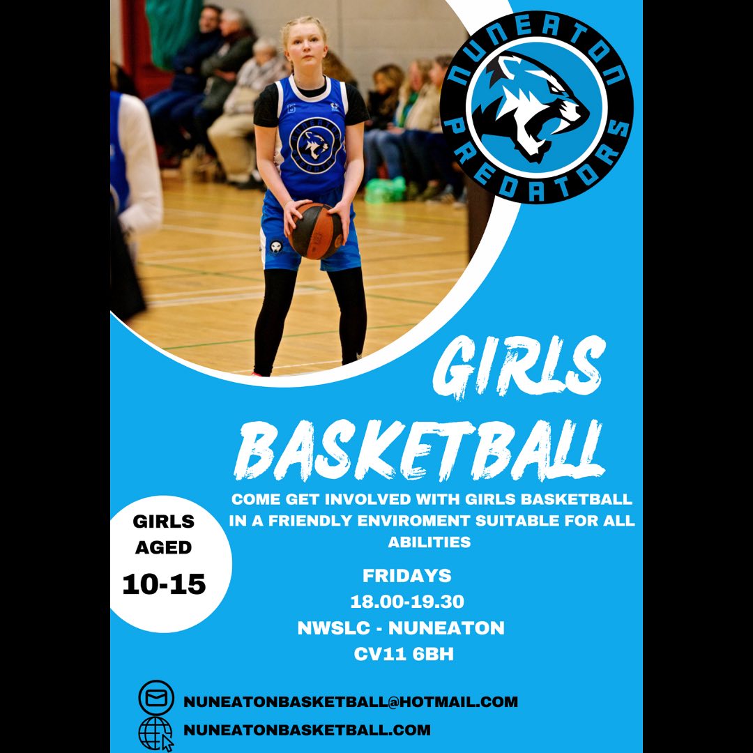 Calling all girls 📞 Come get involved with Girls basketball here at Preds. Sessions in a friendly enviromwnt suitable for new and experienced players alike 🏀⛹️♀️ what to know more, get in touch 📩