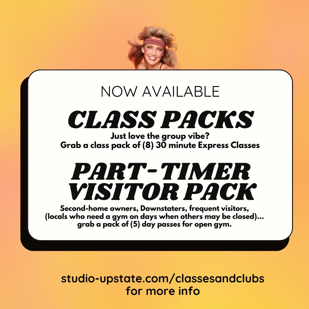 If you love just doing group classes or you only need the gym a few times a month, we got ya covered! Now offering some more options for everyone!