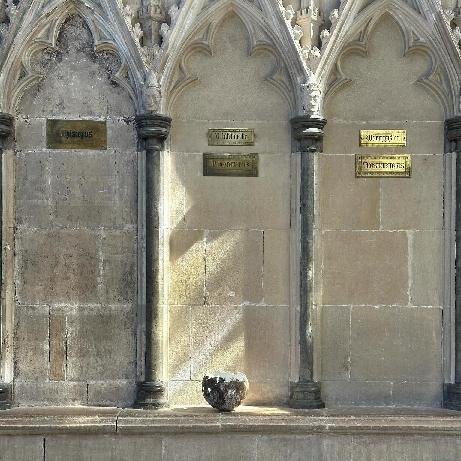 I was just looking through some photos and came across this one of the last balanced bowl to be deinstalled at Wells Art Contemporary last year.
Just before I went to wrap up this final piece, the sun came out sending a beam of light right over the bowl. It was the last gift the Chapter House of Wells Cathedral gave to me after so many precious moments and one incredibly rewarding experience; creating a large installation of ceramics for this incredible space.
The applications for this years exhibition have now closed and I for one will be can’t wait to see who will be exhibiting this year. Best of luck to all who applied.
@wellsartcontemporary
@parkerharrisco
@visualartsadvisor
@wellscathedral
@digswellarts
@digswellartsfellows
#wellsartcontemporary
#WAC23
#artexhibition
#installation
#installationart
#emergingartist
#cremerging
#sculpturalvessel
#newwork
#firedthings
#katewindibankart
#ceramics
#ceramicart
#ceramica
#céramique
#contemporaryceramics
#contemporarysculpture
#contemporarycraft
#interiordesign
#interiorbeauty
#naturedesign
#sculpture
#art
#clay
#陶芸
#digswellarts
#ccdirectory
#londonpotters
#craftpottersassociation