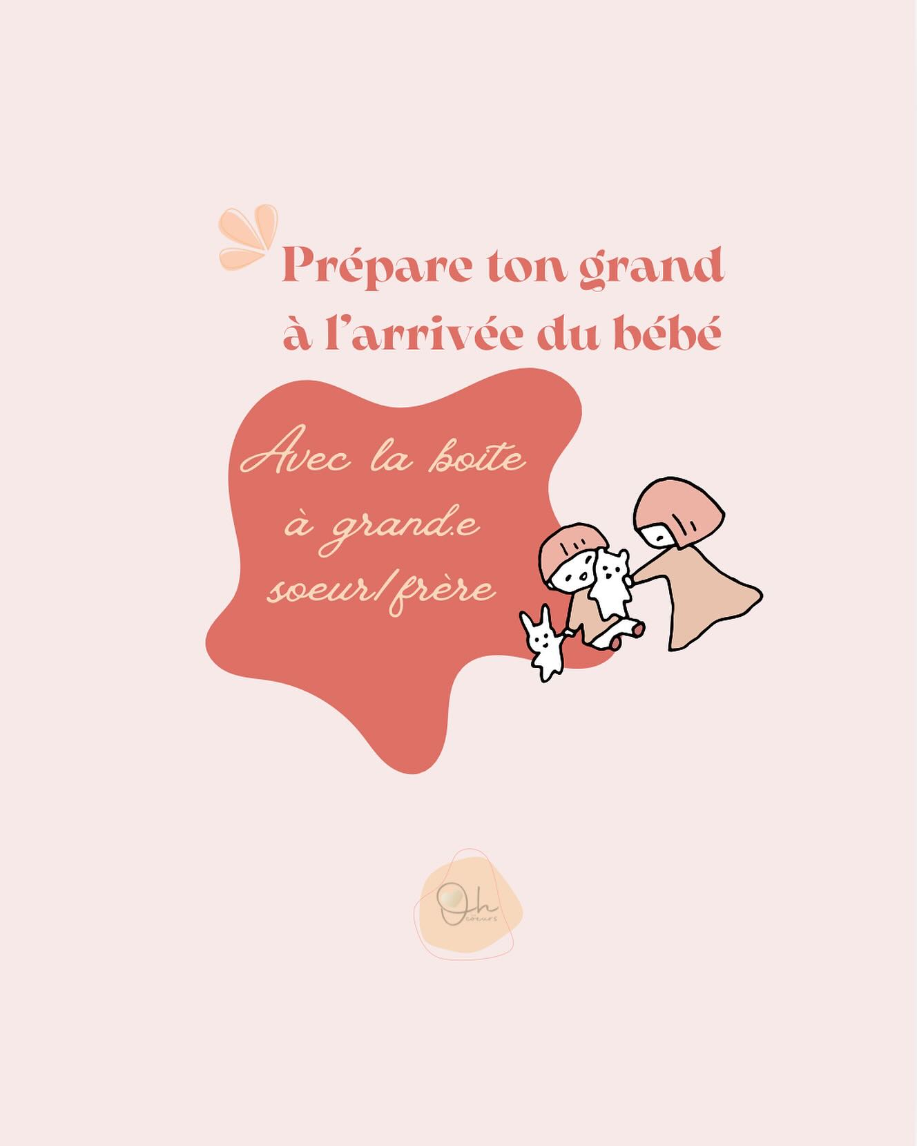 La boîte à grande sœur (ou grand frère) est une belle façon de célébrer l’aîné.e à l’arrivée du bébé. Elle contient des petits cadeaux qui lui sont dédiés pour qu’il se sente tout aussi spécial.e.
Lorsque Nina est née, j’avais clairement acheté trop de choses et Alba ne savait plus où donner de la tête !
Pour bébé 3, mes boites sont prêtes ! 3 petites choses chacune ! Je te les montre vite !
Exemple de contenus :
• Un livre sur le rôle de grand frère/sœur
• Une petite peluche
• Un « diplôme » de la petite fille la plus incroyable (exemple ! Avec une jolie qualité que tu veux mettre en valeur)
• Des coloriages
• Des jeux de société lui permettant de jouer seule (pour les jours qui vont suivre) mais aussi pour partager des petits moments avec vous !
Si tu prépares une boîte spéciale pour ton aîné.e, dis-moi ce que tu y mettrais !
#boiteagrandesoeur #preparerfratrie #accueillirbebé #grandsfreresetsoeurs