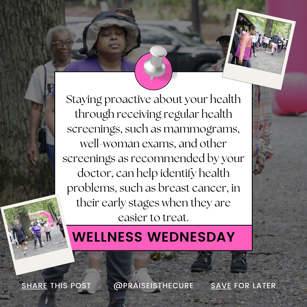 Although breast cancer cannot be completely prevented, taking control of risk factors and adopting healthy habits can help reduce your risk. Check out our Wellness Wednesday tip from National Breast Cancer Foundation Inc.