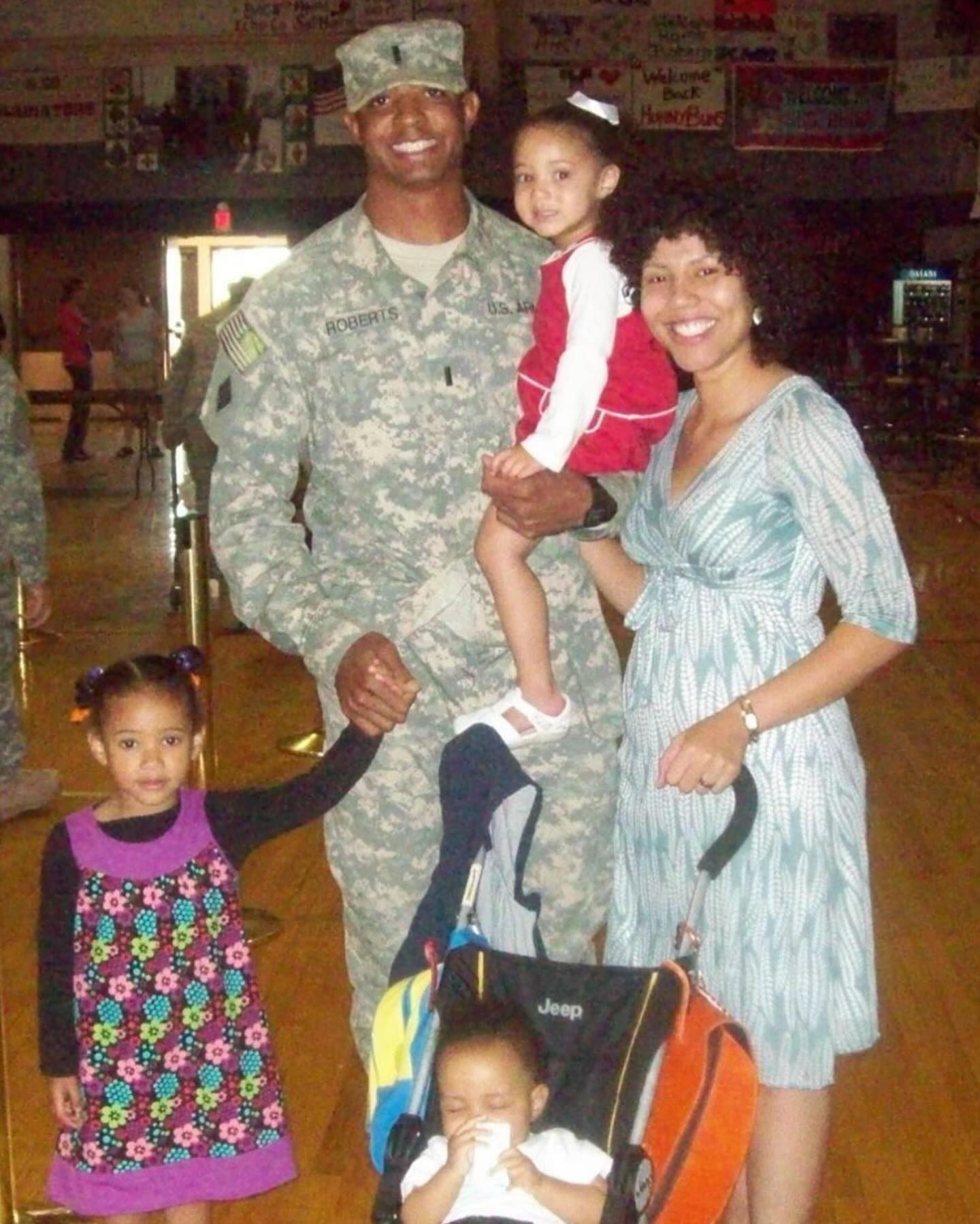Us many moons ago. Happy Veterans Day to my vet and to all the vets out there.