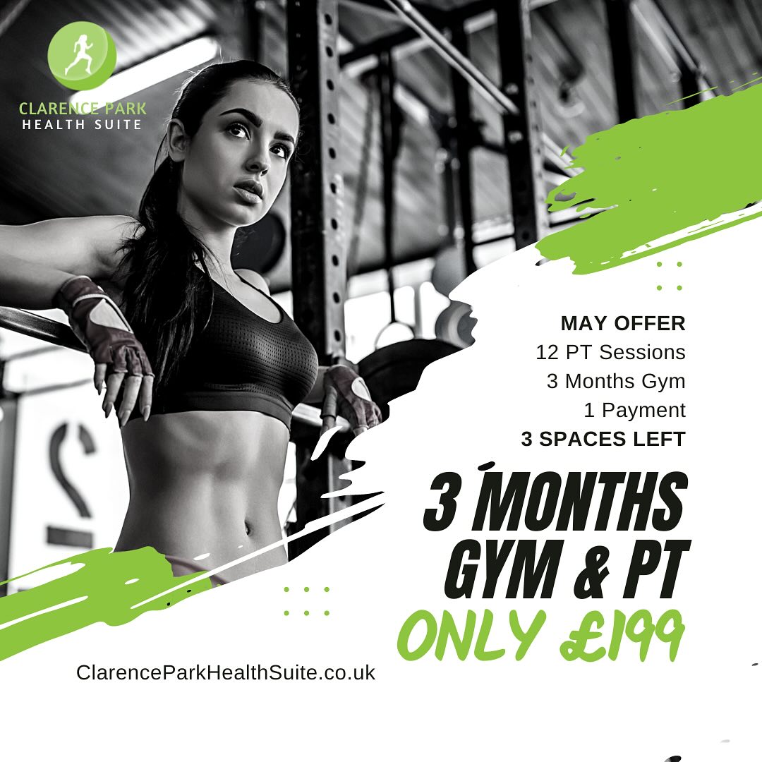 ‼️3 MONTHS GYM & PT (12 sessions) for only £199 🏋️♂️
✅ 3 MONTHS GYM MEMBERSHIP
✅ 12 PT SESSIONS
✅ ONLY 3 SPACES LEFT
If you’re looking to get back into Training or need support to start a new journey, please get in touch. I only have availability to accommodate 3 extra clients.
Interested? Message us! 😊