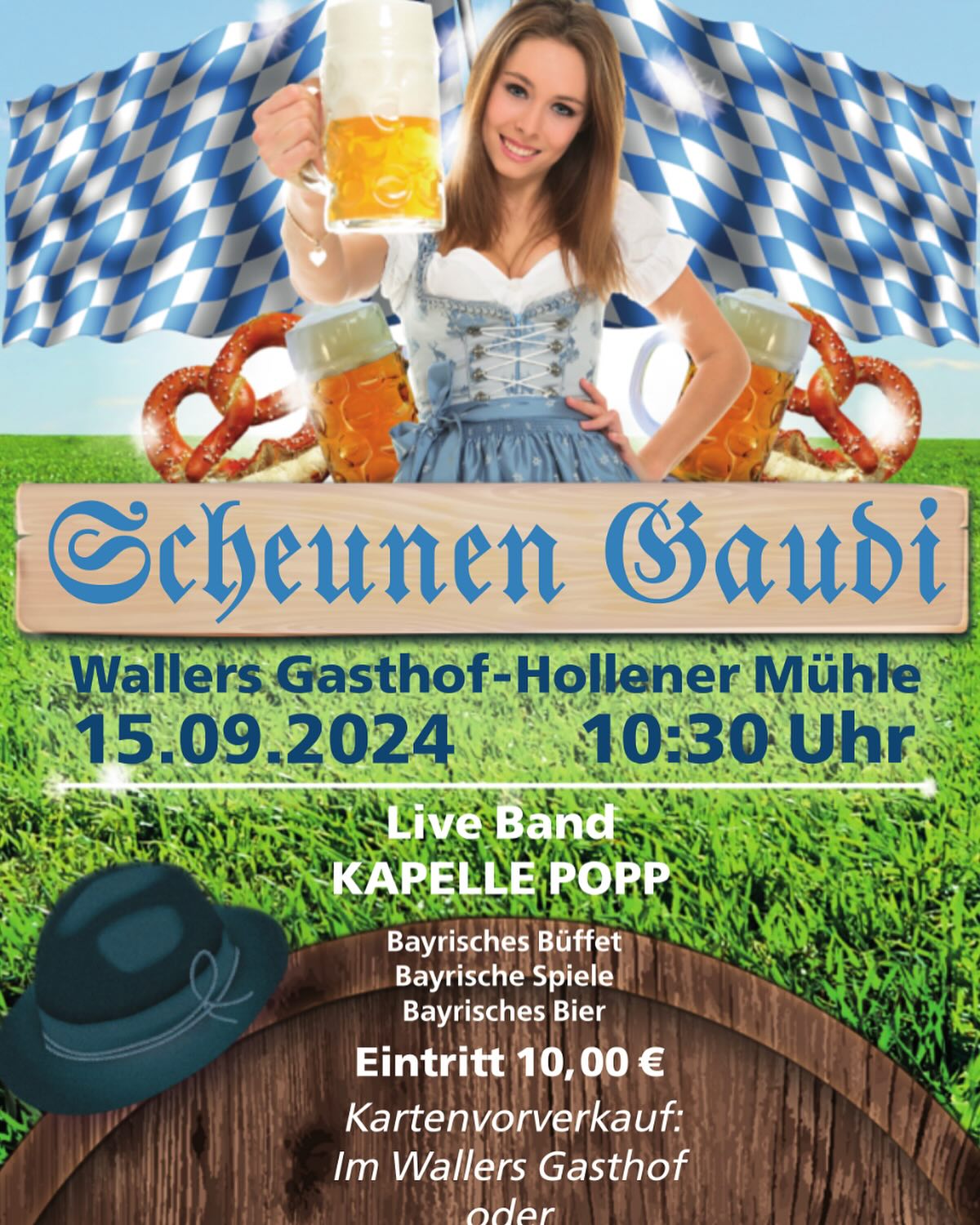 #wallersgasthof #oktoberfest #scheunenfest #bier #gaudi Kartenvorverkauf: www.wallers-gasthof.com