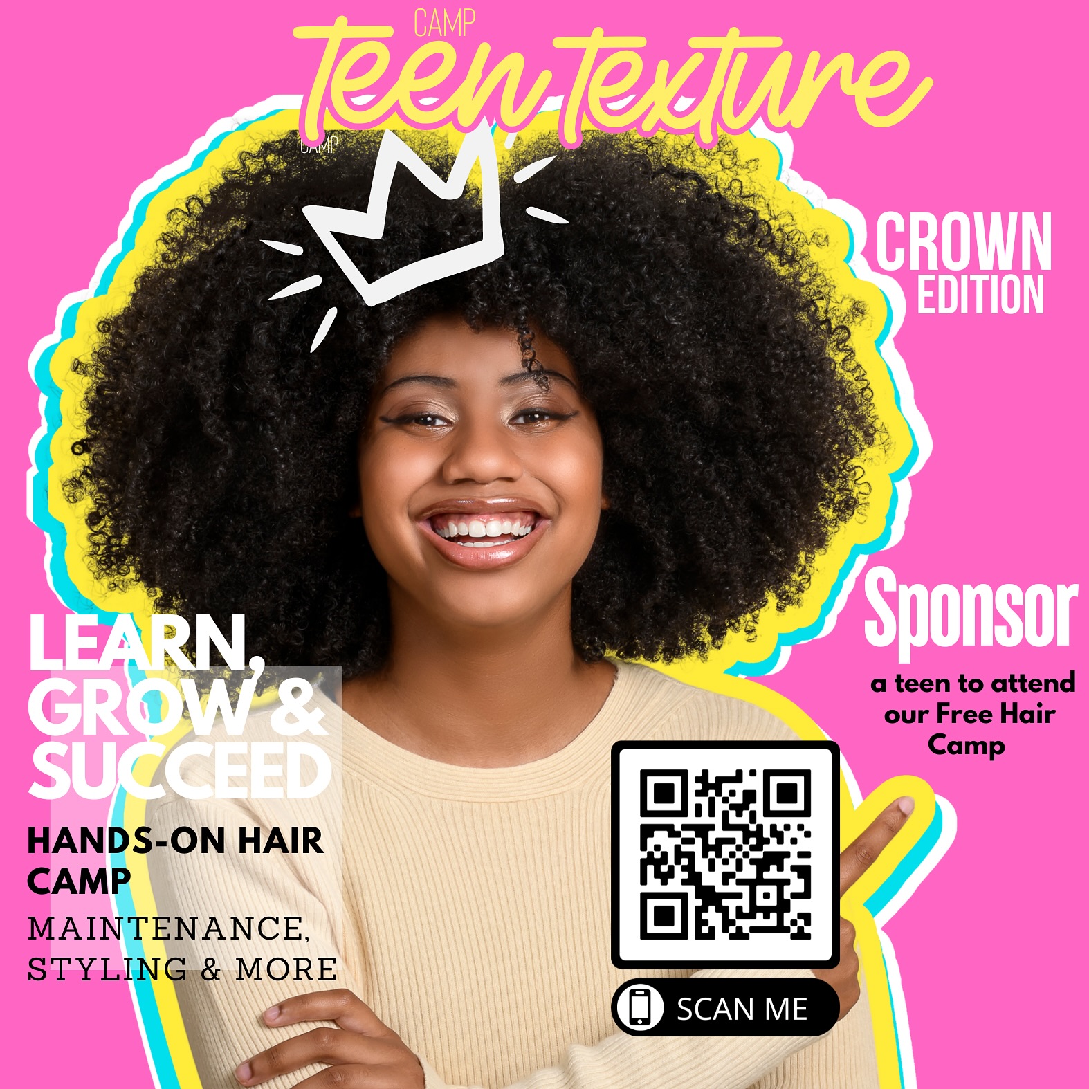 Update: Registration closed. 11 Days to Go! We’re thrilled to announce that the Teen Texture Camp countdown has begun. Registration opens this Friday, June 21st, so be sure to mark your calendars. Thanks to our generous donors, we’re hosting the camp at a larger venue this year to be able to accommodate more attendees and the best part it’s FREE for every camper. We’re halfway to our fundraising goal but still need your support to make this year’s event the biggest and best yet. Please donate to our GoFundMe campaign via the link in our bio. Every dollar will directly contribute to a life changing experience for our teens. Would you like us to host a Teen Texture Camp in your city? If yes, put your city in the comments.