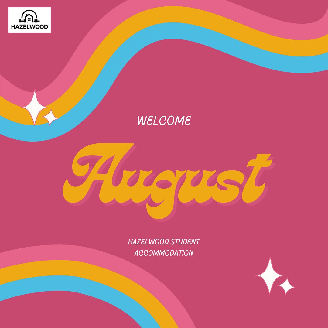 Welcome August!!!
Summer is coming to an end and it’s nearly back to college time :)
It’s the last month to book your room for semester one and we have very limited rooms left so be quick!!
#hazelwoodaccommodation #hazelwoodvillage #studentlife #dcu #uni #backtocollege