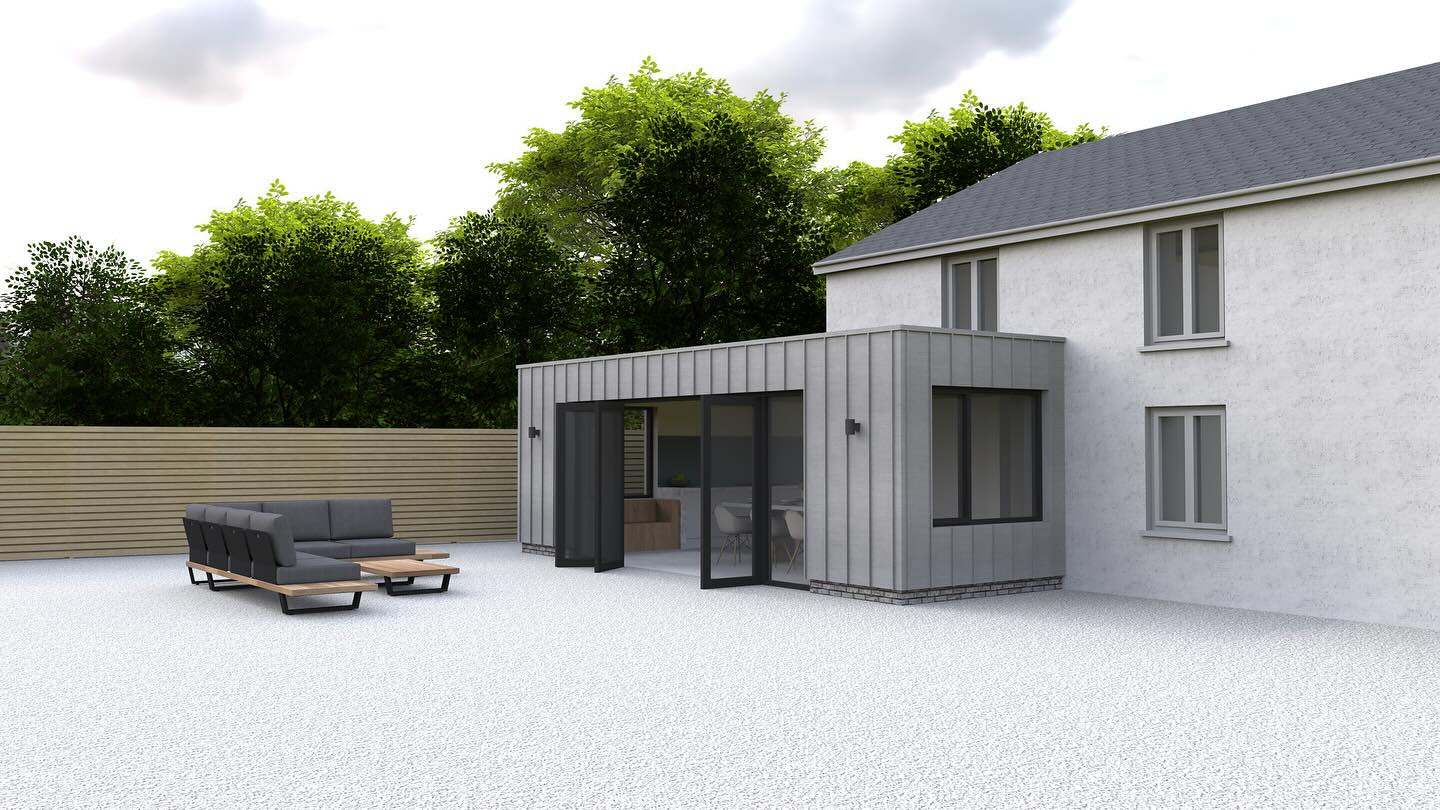 Planning approved and building control application submitted this week for a zinc clad, wraparound, kitchen/ diner extension to an existing house in Ashford. Happy Friday everyone! 😃
#northdevonarchitects
#northdevonarchitect
#devonarchitects
#southwestarchitect
#northdevonbusiness
#northdevon
#ashford
#braunton
#barnstaple
#zinccladding
#vmzinc