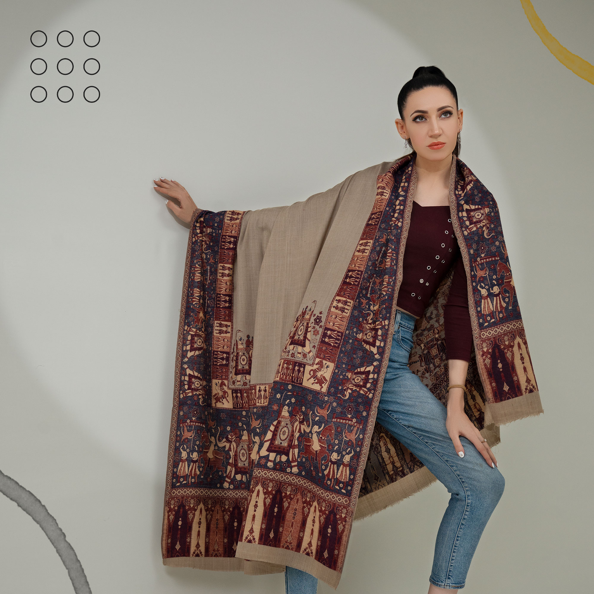 Add a dash of grace to your ensemble with our stunning shawls 🤎✨
Crafted with precision and passion, they're the perfect blend of style and comfort. Embrace elegance with every wear.
Get Yours Now!
#shawl #luxurybrand #luxuryshawl #pashminashawl