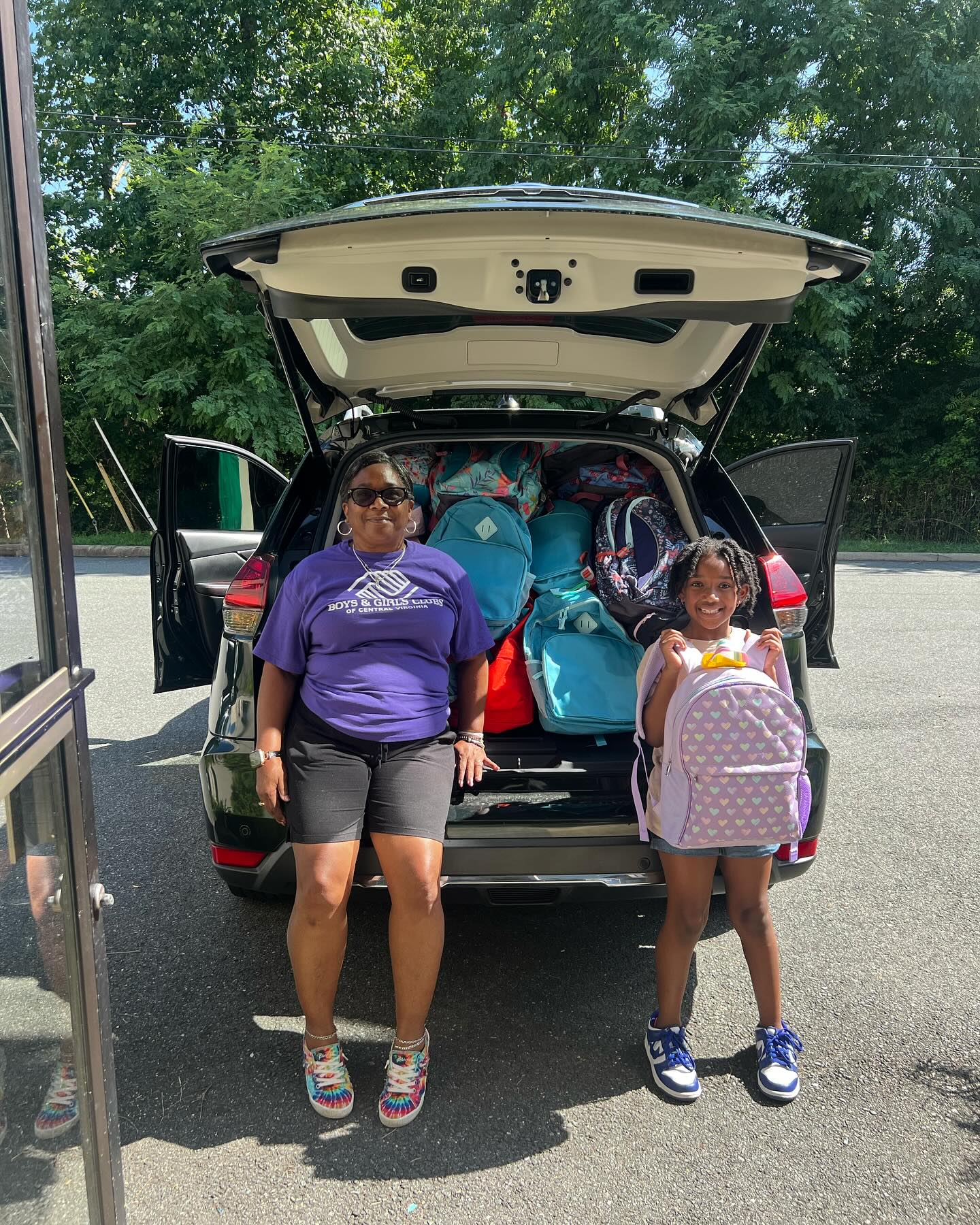 ✅ Backpacks left the warehouse last weekend for Cherry Avenue Boys & Girls Club. This is just the first car load 🤣. Bonus - when you come along to help your grandmother and get to pick out your backpack 🎒! #boysandgirlsclubcentralva #backpackbuddiesva