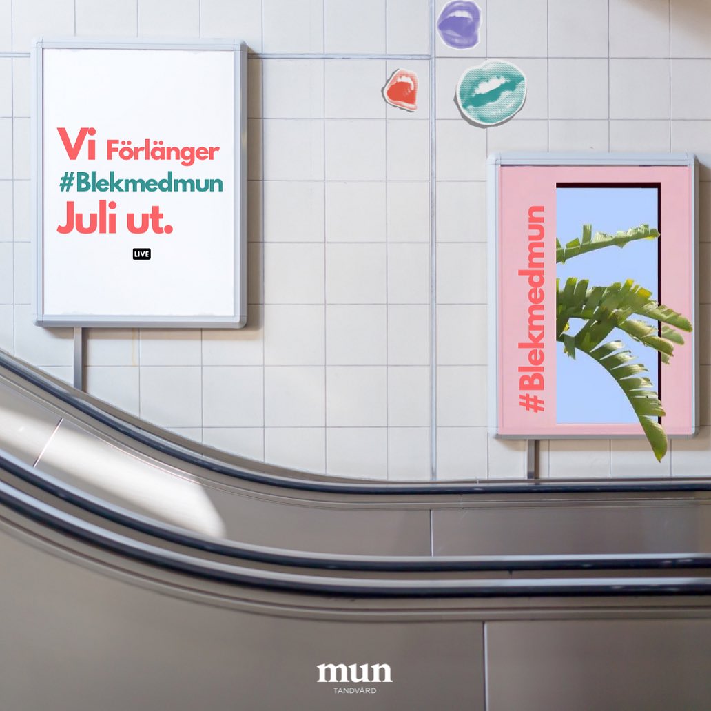 Äntligen är det sommar och vi firar genom att förlänga vår populära #blekmedmun kampanj! Tack vare ert stora intresse fortsätter vi nu fram till slutet av juli. Hur kul är inte det? Ta chansen och få ditt drömleende till ett fantastiskt pris! #blekmedmun 🌷💕🤍