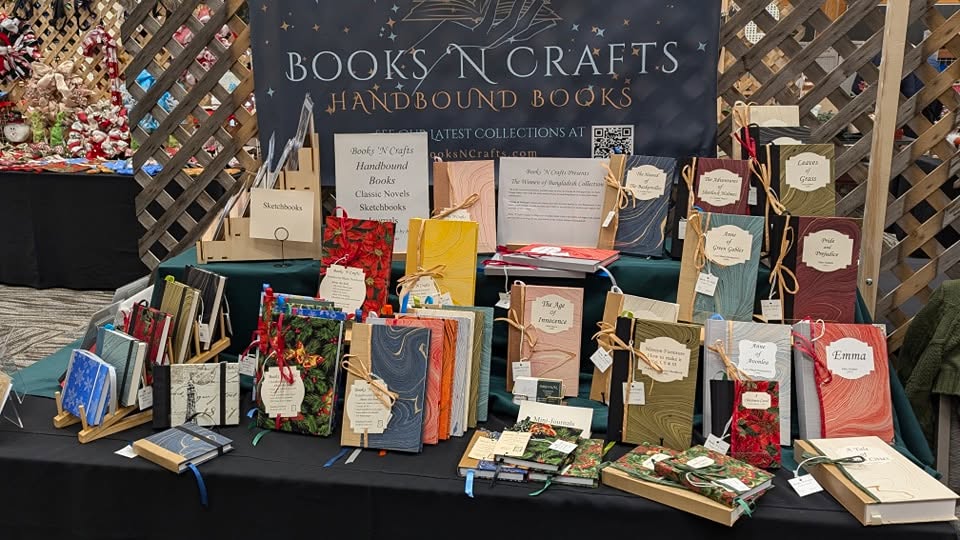 One table setup 😊 not sure I can get another book on that table but I'll sure try! 😂
Two more days! Event Center in Lynnwood 10-7 Friday and 9:30-5 on Saturday!
#craftfair #craftbusiness #craftbusinessowner