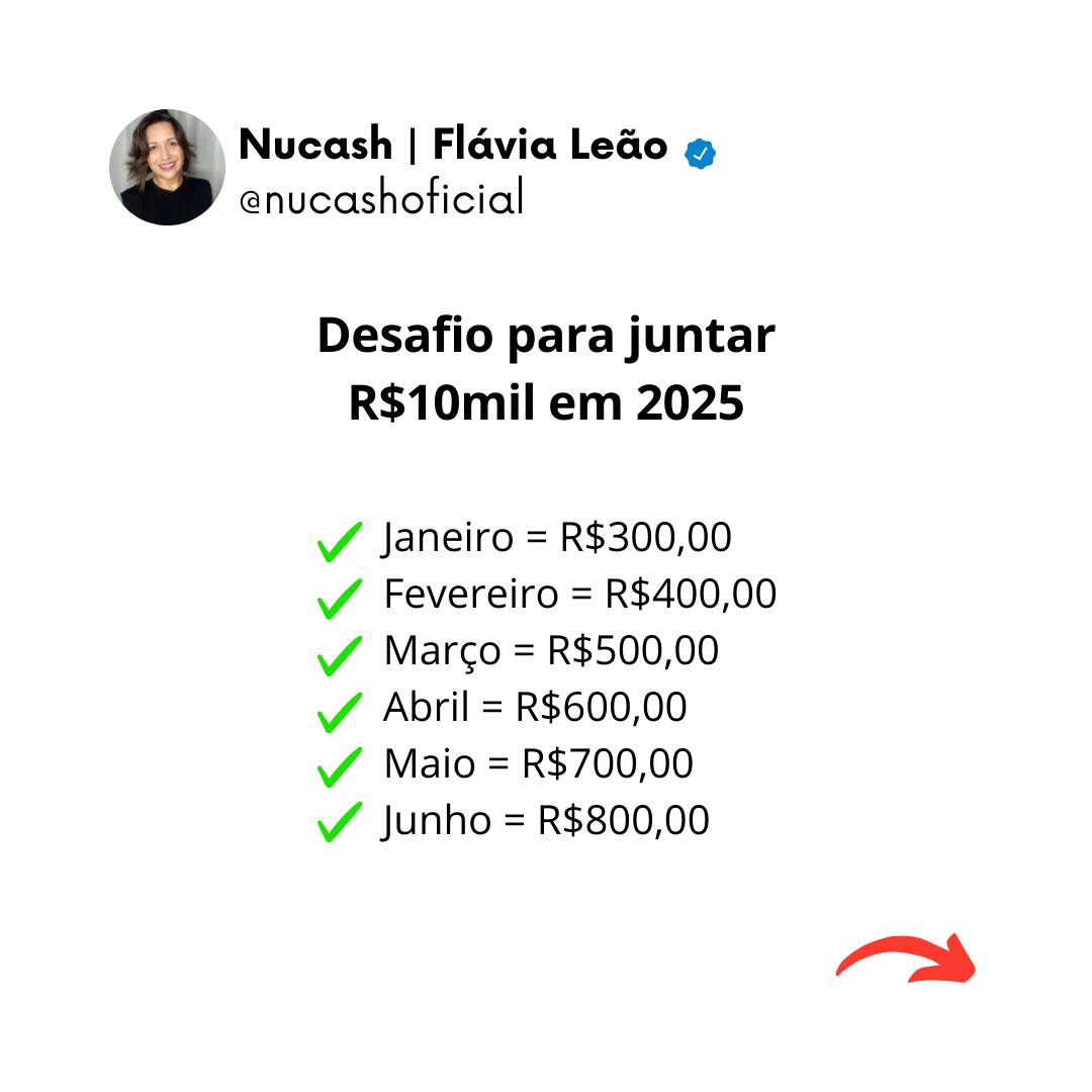 Que tal se tornar um investidor em 2025?!
Topa esse desafio?! 😎
Ah, e você não sabe por onde começar, acesse o link da bio e faça sua inscrição na minha Mentoria de Finanças Pessoais!
Vamos juntos transformar a sua vida financeira! 😉
#financas #planejamentofinanceiro #educaçãofinanceira #investimentos #futuro