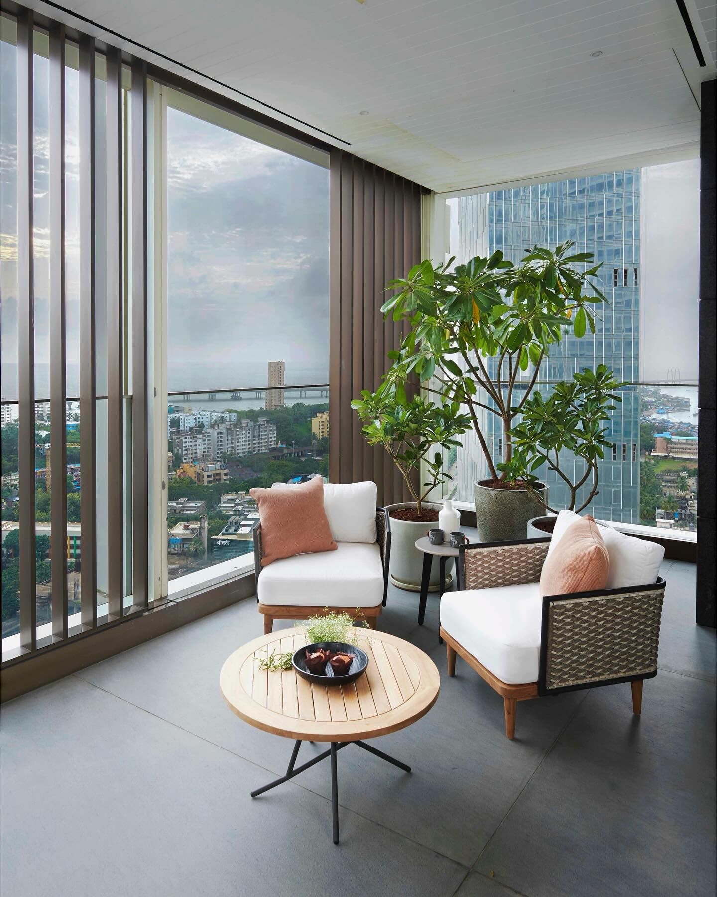 A peek at the spacious and expansive outdoor living zone of our Casa Three Sixty project...
The brief was to create seating zones with minimal embellishment and minimal fluff..
Endless bead-board ceilings, hidden outdoor air conditioning, concealed sound systems and a ton of mood lighting helped create an architectural base for pieces that would be added as the years go by...
Photography with the magic lens of 📷 : @dilipvbhatia
Interior Design & Styling: @casa_novo @ekta_khialani
Our wonderful suppliers :
Flooring : @thequarrygallery
Furniture: @triconvilleid
@gaiapotteryofficial @plantpeople.in @westelm_india
#casanovohomes #luxury #design #architecture #outdoors #terrace #style #inspiration #decor
www.casanovodesign.com
