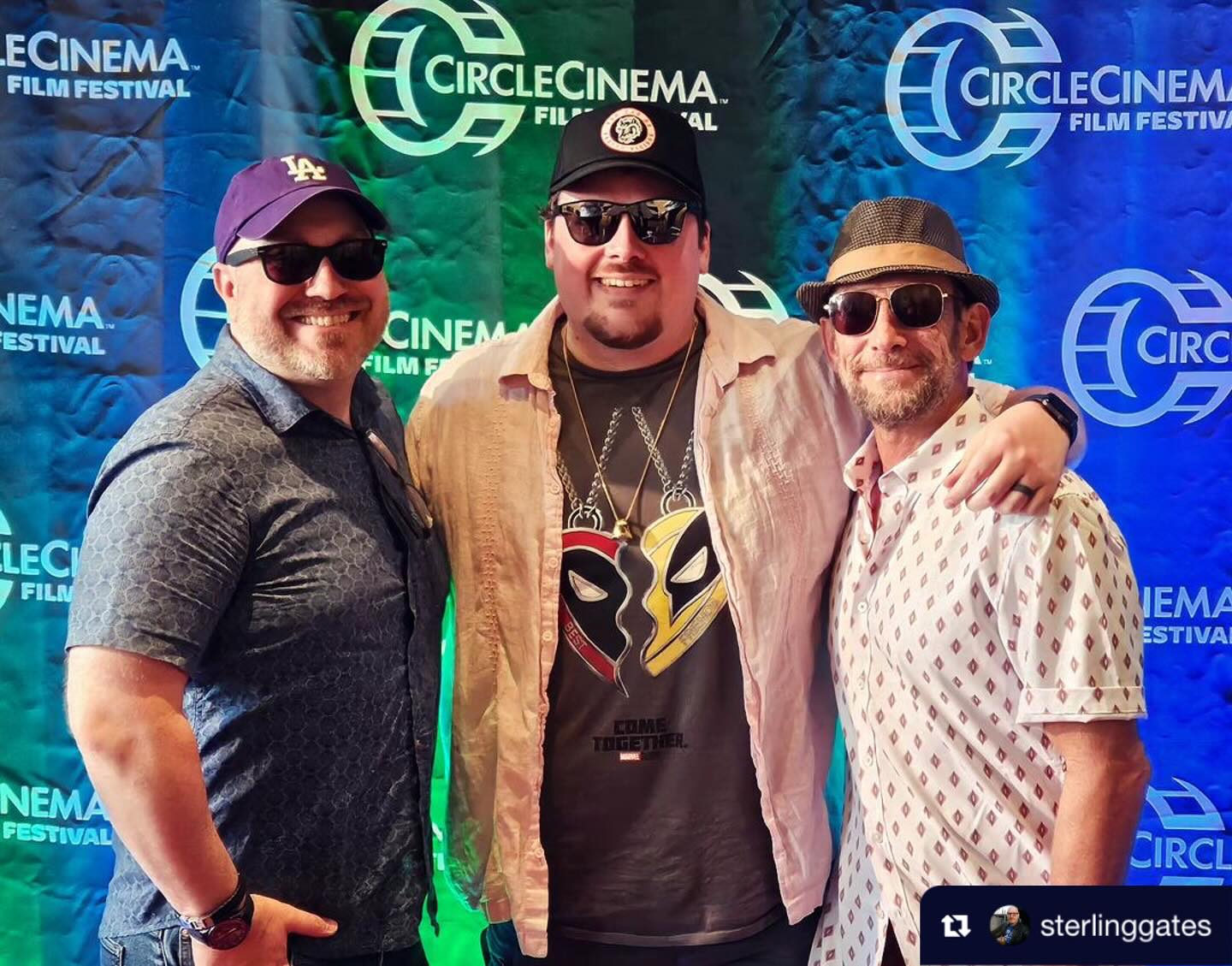 #REPOST @sterlinggates:
Dudes being dudes at @CircleCinema Film Festival.
@chrisozmcintosh @pjsosko
#Flint
#Justthejanitorfilm
#justthejanitor