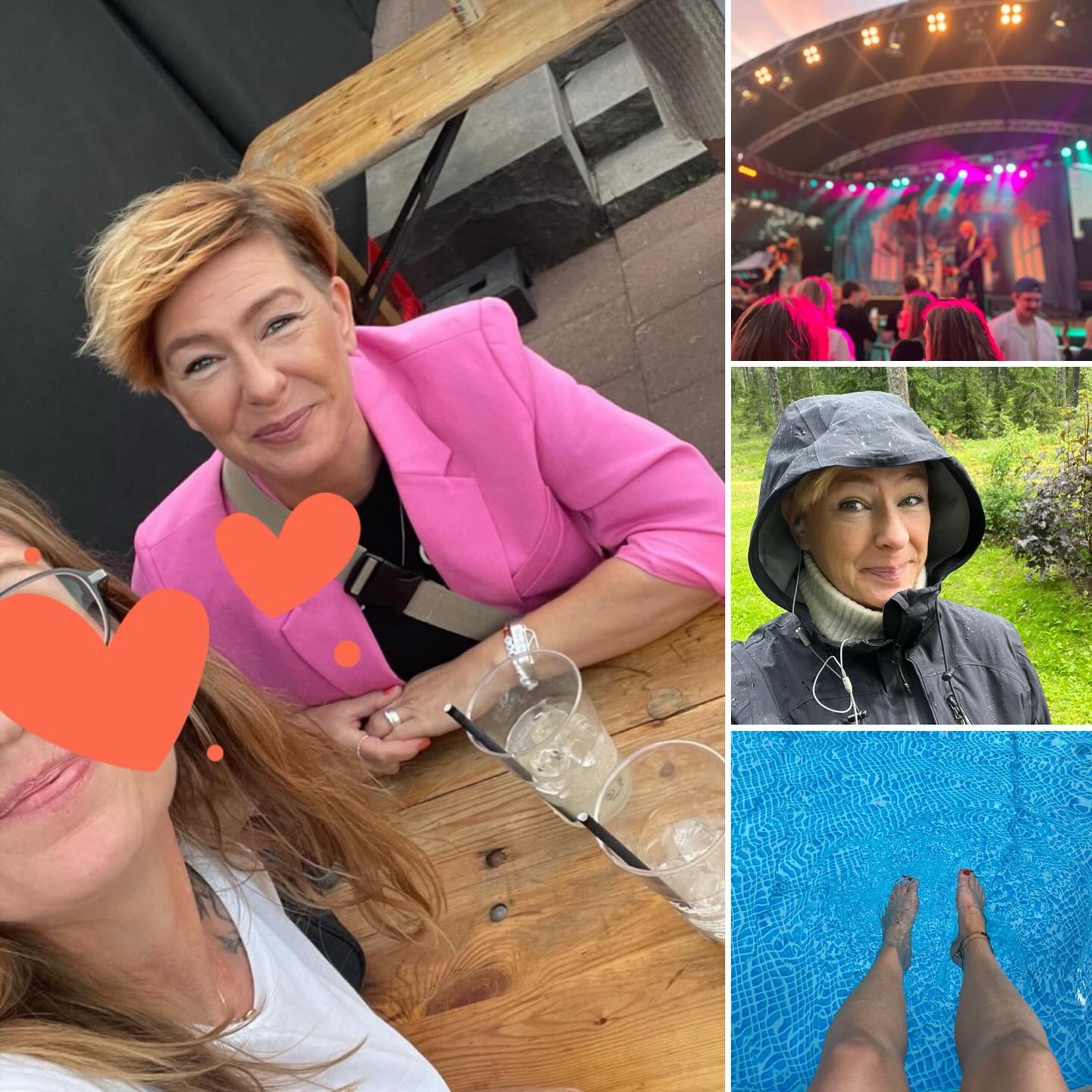 Augusti 1994. Då gick startskottet för 30 års vänskap.
30 år.
Tiden går fort när man har roligt.
Och det måste man ju fira förstås.
Så i helgen som var, gjorde vi det. Sol, regn, bad, konsert och festligheter 🥳
Firat att trots att och tack vare, så har vi följts åt i med och motgång.
Mer eller mindre intensivt, men vi har aldrig tvekat på att vi två har stått stadiga i stormen.
Livet har fallerat både en och 50 gånger för oss båda.
Men vi har varit beständiga.
Och jag hoppas att det är så det förblir ❤️
Alltså vänskap. Kort som lång.
Är ju himla fin när den är på riktig.
Min unge sa häromdagen, ”Jag har ingen riktig sån, ingen som är som du och M.”
Stort kontaktnät, kompisar, bekanta, släkt, familj och kollegor absolut.
Men vän i ordets rätta bemärkelse.
Och hon som har min och min väns vänskap som mall, då blir man kräsen.
Och det ska vi vara. I alla relationer.
Varför nöja sig med något annat än perfekt liksom.
#samtalsterapisundsvall