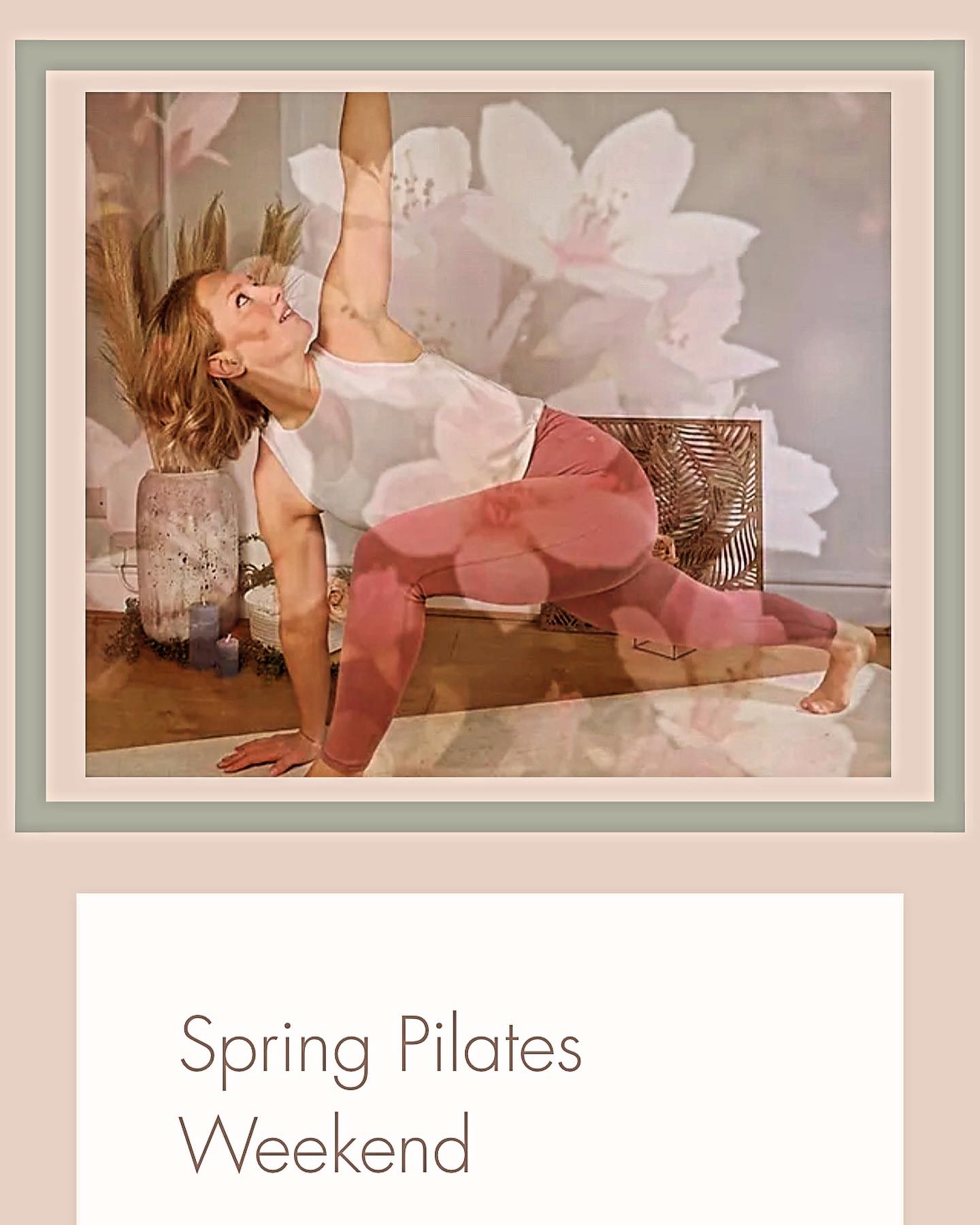 This months challenge is to complete the Spring Pilates Weekend (yes, it should be summer but let’s face it.. doesn’t feel like it yet!)
Why not make one of your June weekends a bit more wholesome. Choose a weekend that you can fit a session in on the Friday evening, Saturday and Sunday mornings so you can complete the Spring Pilates Weekend. Of course you can choose any day of the week but do them in 3 consecutive days.
You can do this by becoming a Core Member, first 7 days free and thereafter £15 a month which you can cancel at any time.
Link in my bio
#pilates #pilatesweekend #pilateschallenge #wholesomeweekend #shouldbesummer #stillspring