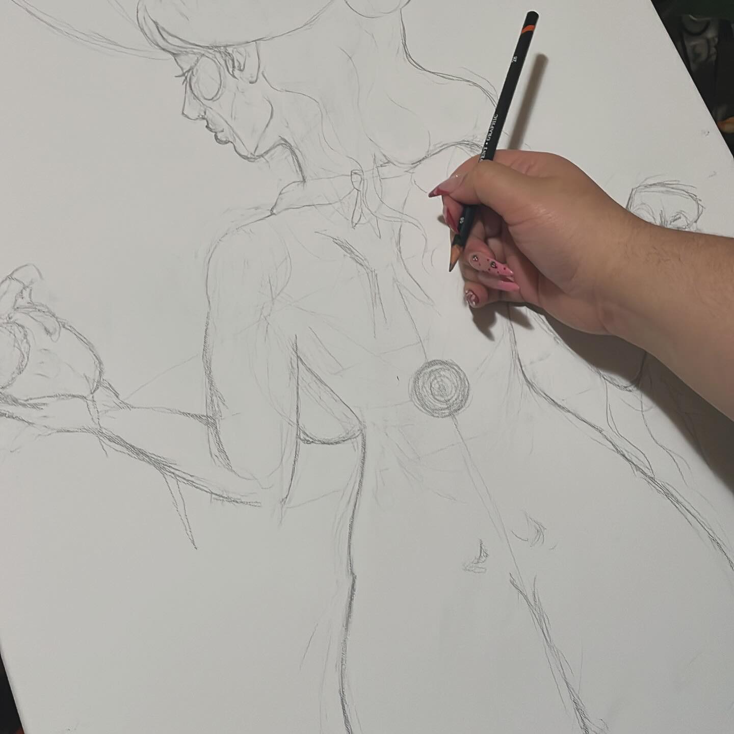 Sketching
Prepping to paint on canvas
#happypresidentsday had the day off lol enjoyed some brunch with my favorite people and my day was chill I got to sketch and actually get some art in 🥰 ! Work in progress 🫶🏼
Have a great weekend yall stay positive y kind as always ✨
Get creative 🙌🏼
#art #sketch #sketchart #canvas #canvasart #pencilsketch #sketching #roughsketch #artprocess #libra #heart #love #woman #femaleartist #femaleart #modelart #beautiful #latinaartist #handdrawn #pencilart #caliartist #goodvsevil #blood #heartart #illustration #latina