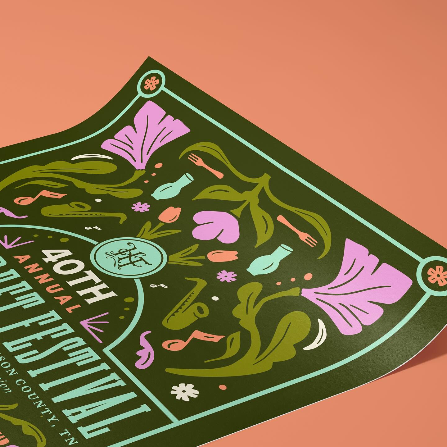 Poster design we created for @williamsonheritage’s Main Street Festival this weekend in Franklin, TN! The hand drawn illustration style is a nod to the arts and crafts handmade theme of the event. We included imagery to represent Spring, music, food and the arts that are all a part of the festival. 🌼
#illustration #posterdesign #graphicdesign #graphicdesigner #ipad #procreate #procreateart #artdeco #adobe #adobeillustrator #festivaldesign #designer #designinspo #troutdesignco