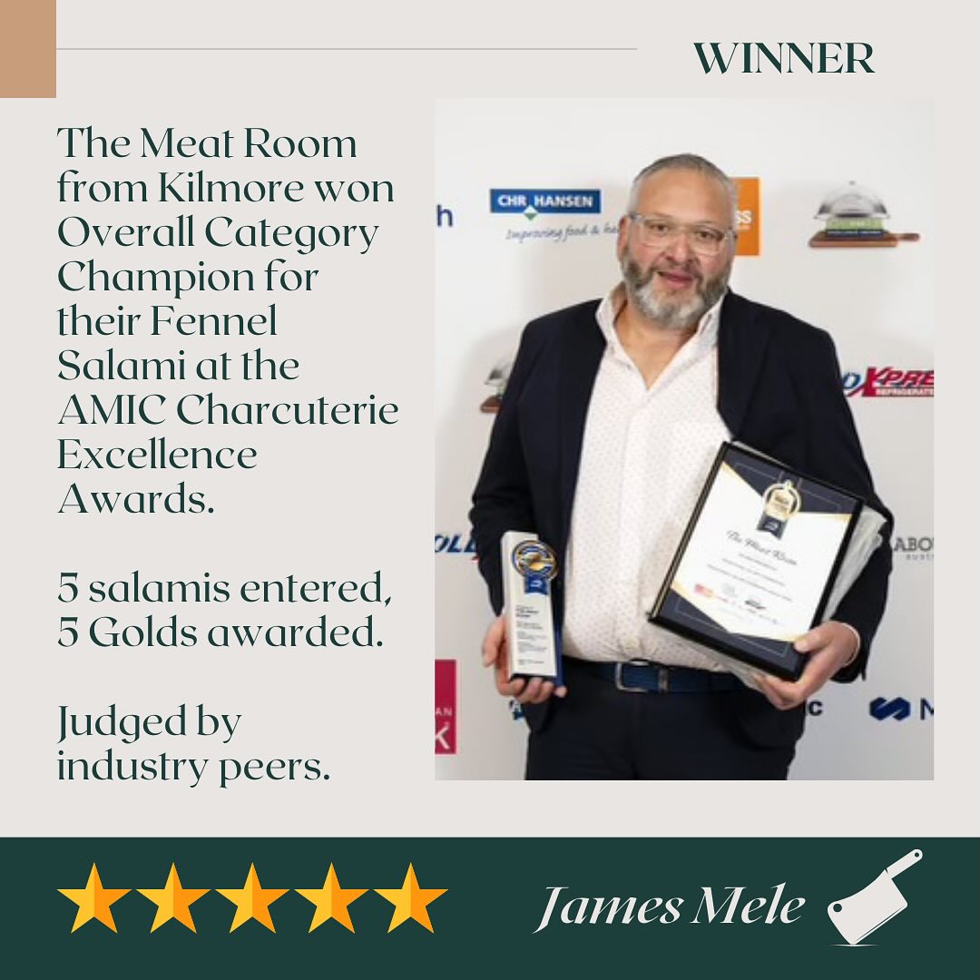 This week on our radio show we chat to champion salami maker, amazing business man & fabulous cook James Mele from @themeatroom Keeping Italian traditions alive in downtown Kilmore. Find out all about how this family business started, their classes and what they’re doing now. Tune in on Thursday at 10am or for the repeat on Saturday at 9am. #foodontheradio #italiantraditions #butcher #baker #gardener #smallbusinessbigheart