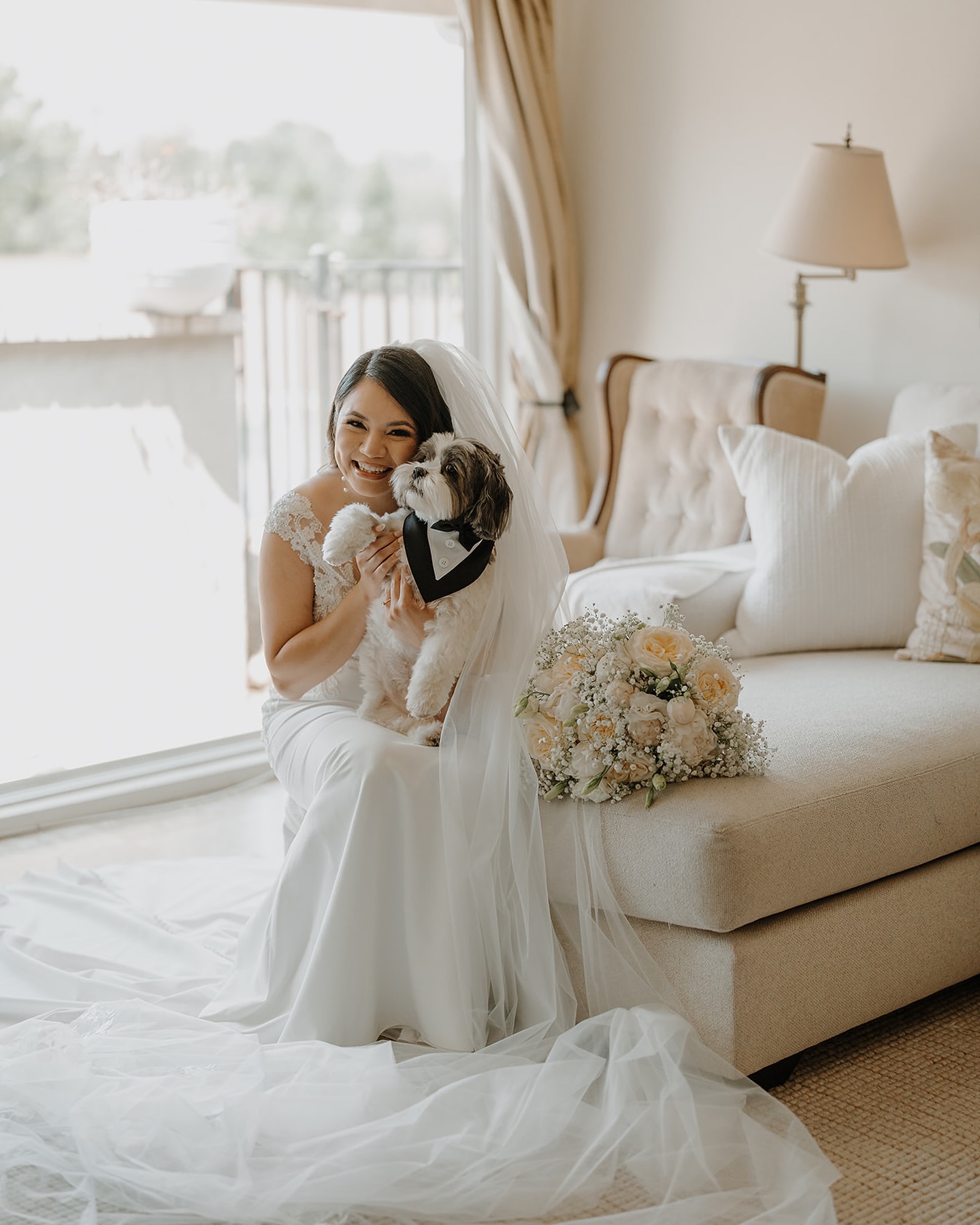 I missed National Dog Day yesterday, but here are a few ways to include your fur babies in your special day without them actually attending the wedding itself.
1. Include them in your getting ready photos and portraits.
2. Have a mini replica of them made and place them on your cake or dessert.
3. Name your signature drinks after them and have a portrait of them on your bar menu or cocktail napkins.
How else have you seen pets incorporated into weddings?
#nationaldogday #furbabylove #petsatweddings #weddingtipsandtricks #socalweddingplanner #santabarbaraweddingplanner #santabarbaraweddings #malibuweddings
