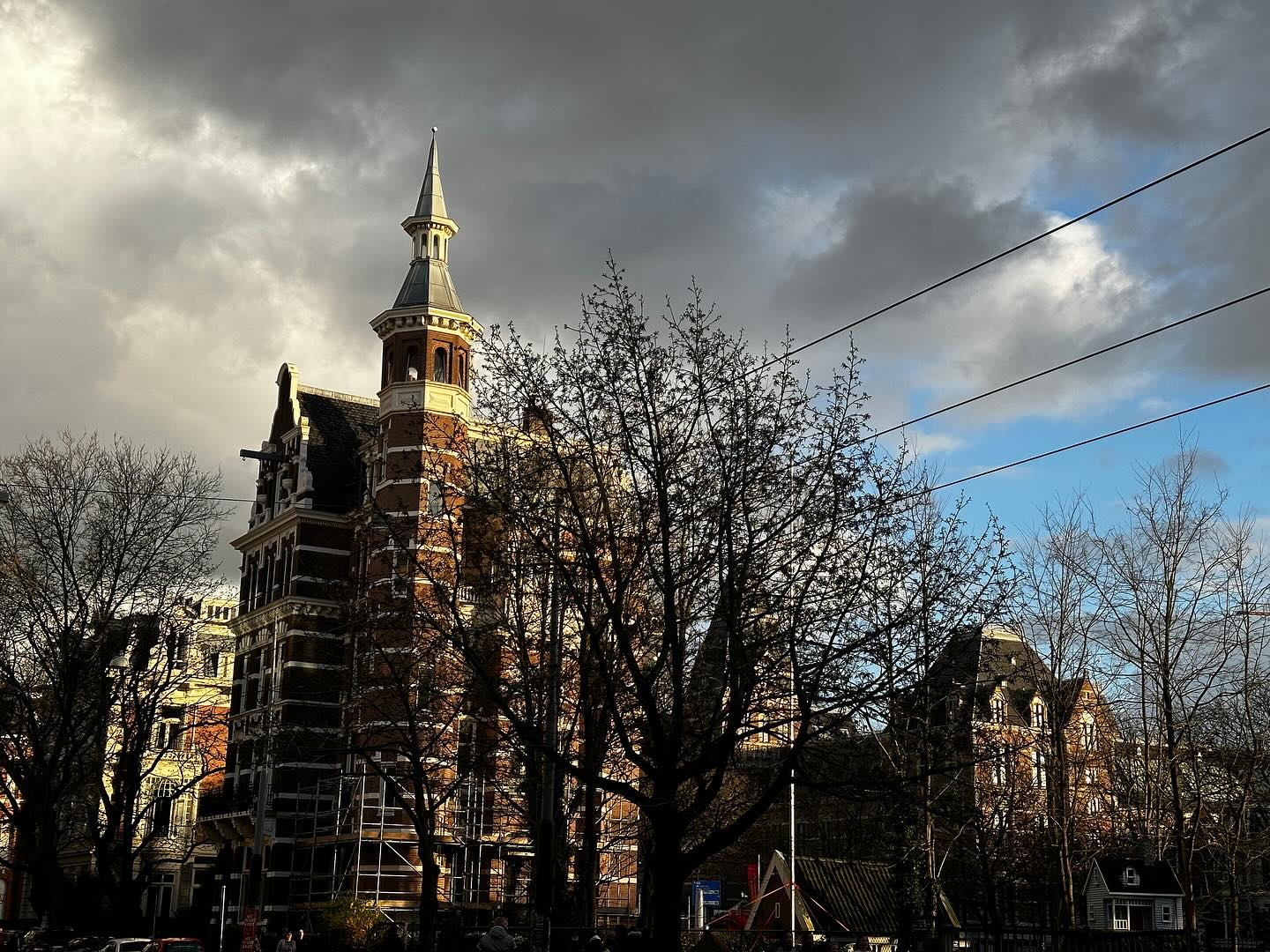Carel Willink’s skies in his own neighborhood.