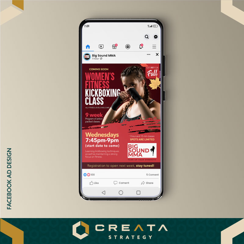 Do you need Professional Graphic Design for Social Media?
Outsource your graphic design needs with us!
*Facebook Ad Design
#socialmediaadvertising #socialmediamarketing #Ontario #ParrySound #parrysoundontario #georgianbay #newbusiness #muskoka #graphicdesign #Strategy #strategicbranding #brandidentitydevelopment #custombrandingdesign #brandstrategymatters #logodesigninspiration #brandidentitylogo #realstate #logoredesign #logo #logodesign