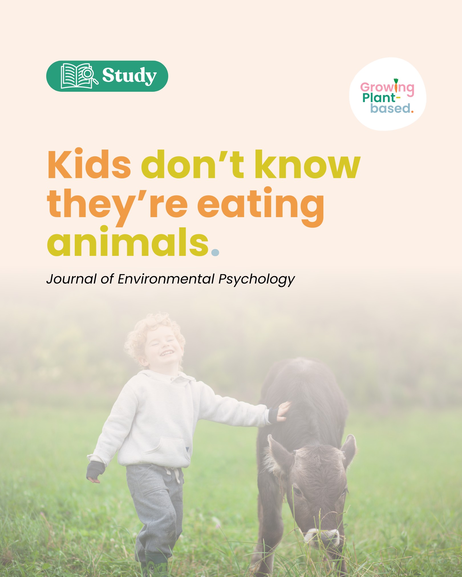 Did you know that most kids under 7 struggle to identify where their food comes from? 🐷🥦🤷
Although most parents want to encourage their children’s curiosity and teach them about where food comes from, many avoid the truth when it comes to animal products, fearing that their children will refuse to eat them if they understand their origins, or that doing so may condone animal cruelty.
🔬 A study from the Journal of Environmental Psychology, summarised in a great article by @faunalytics reveals that young children have wide gaps in their knowledge about where their food comes from.
Over 30% of kids mistakenly identified animal-based foods like hamburgers, hot dogs, bacon, and even chicken nuggets as coming from plants. 😬
On the other hand, nearly half of the kids (47%) thought that French fries come from animals.
Teaching kids early about the true origins of food could help them adopt plant-based diets more easily—supporting their compassion, their health, and the planet. 💚🌏
You can read the full study at the link in our bio.
#GrowingPlantBased #NutritionEducation #KidsNutrition #PlantBasedKids #CompassionateKids #VeganKids #FriendsNotFood