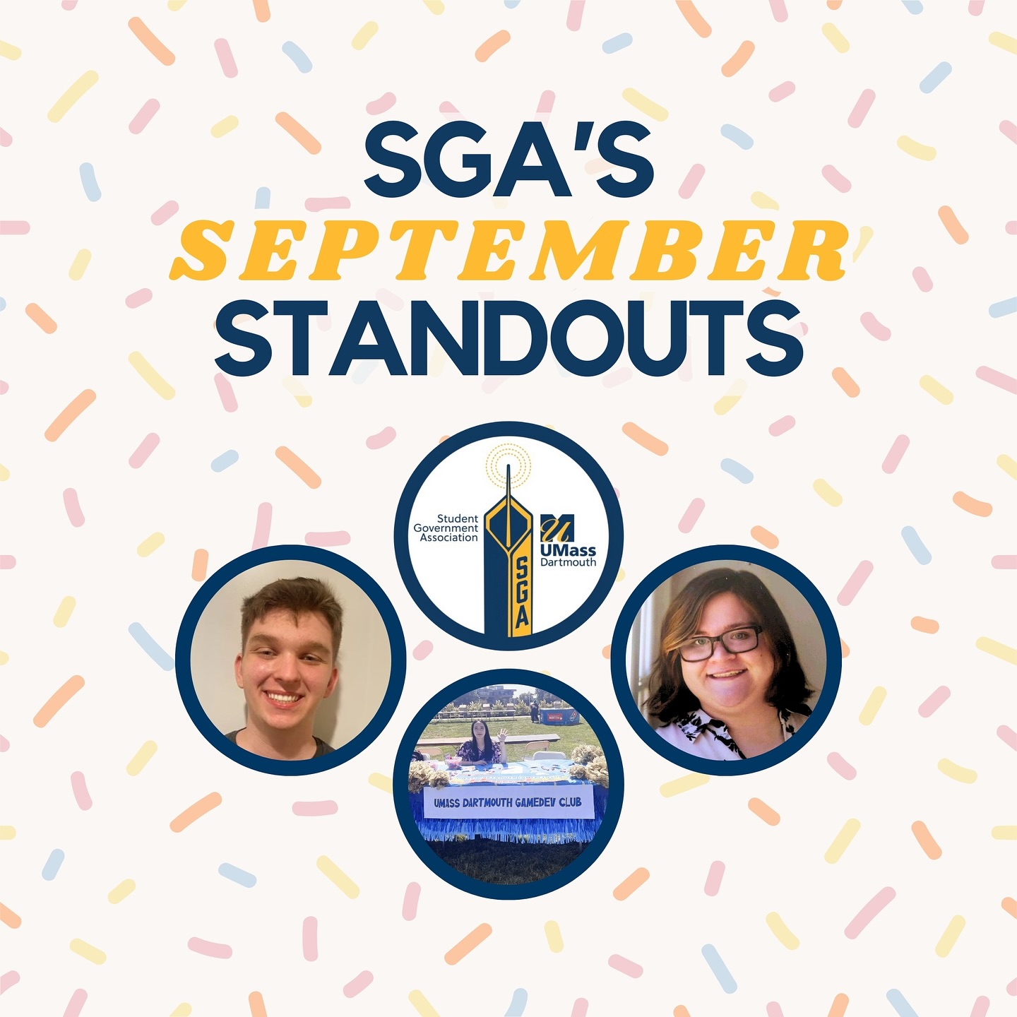 This year, the SGA will have two new recognition awards per month: the “Org of the Month” and the “Corsair of the Month,” in addition to the traditional “Senator of the Month” award. 🏆🤩
Check out our first standouts for the 2024-2025 academic year, which began in September! Congratulations to each of you! 🙌