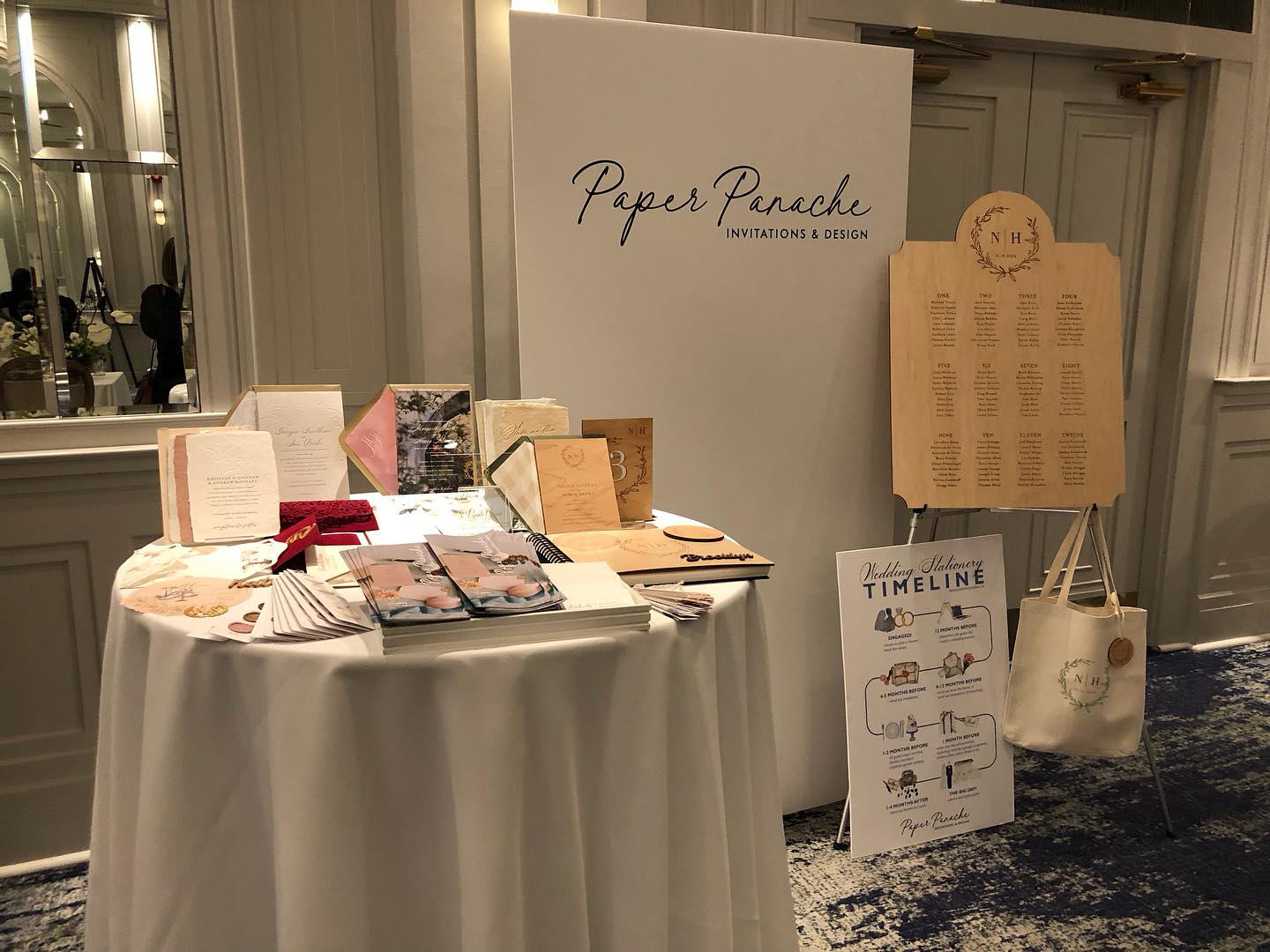 All set up for UNVEILED taking place tonight at the Fairmont Palliser! I can’t wait to share our business with the 2024 brides and grooms. See you there!!