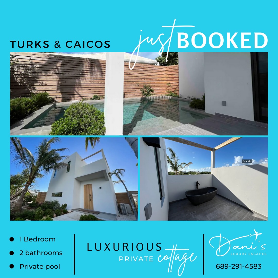 Our client went to Turks & Caicos! 🇹🇨
TCI is one of the hottest spots to travel to!
Let us take the stress and hassle of planning away!
To inquire about a customized trip, DM us or contact us using the link in our bio!
Danielle B.
📞689-291-4583
📧 info@danisluxuryescapes.com
💻 Danisluxuryescapes.com
#TCI #turks #providenciales #caribbean #villa #blacktravelagent #traveladvisor #orlando #travelagent #dreamingofvacation #vacation #grouptravel #girlstrip #blackgirlstravel #itineraryplanner #vacaymode #bucketlisttravel #allinclusiveresort #luxurytravel #adventureawaits #travelwithpurpose #florida #passport #privatevilla #traveldeals