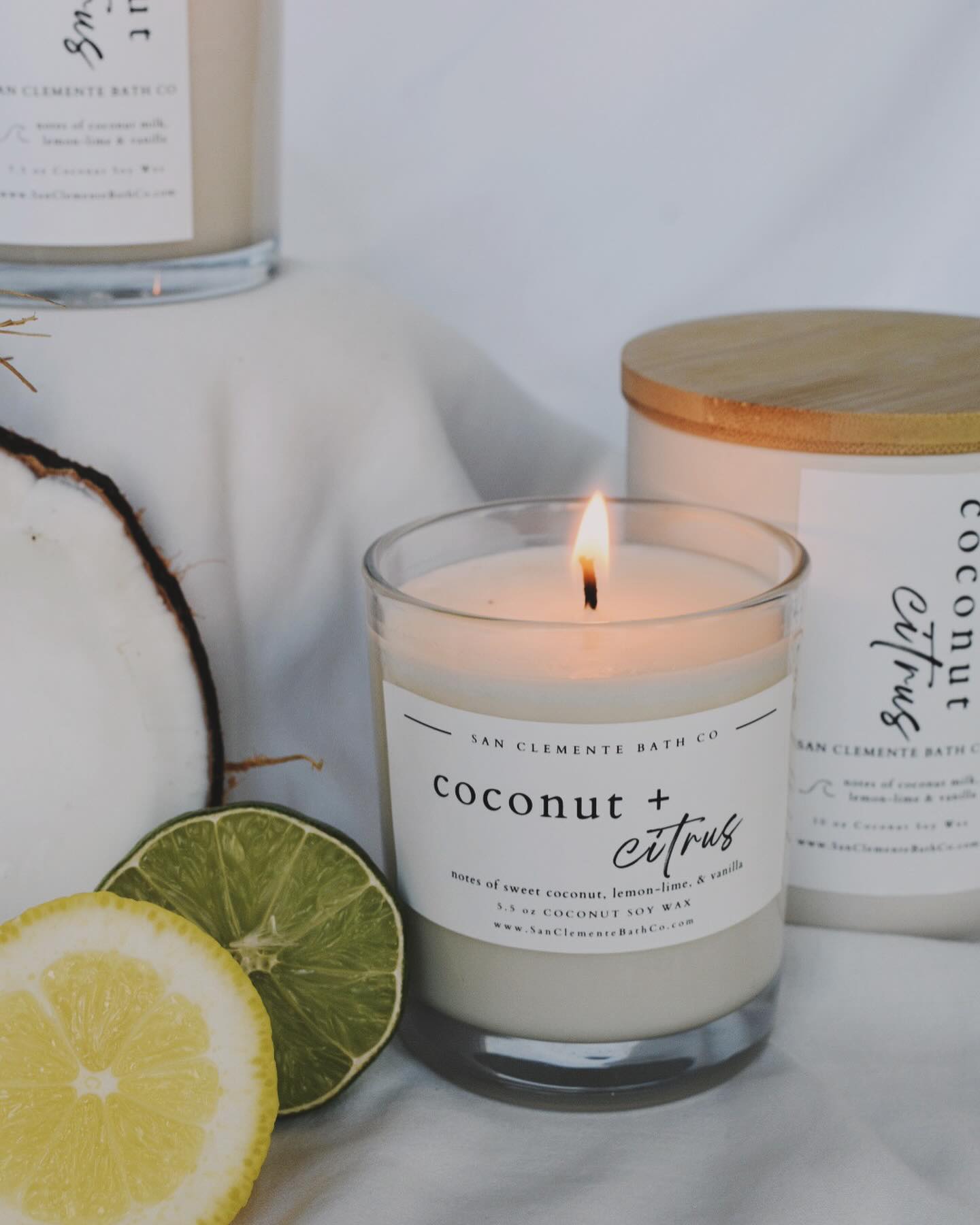 coconut + citrus 🥥🍋🟩
🕯️this candle exudes a bright and refreshing aroma that combines the creamy, tropical sweetness of coconut with the zesty tang of citrus. As it burns, the scent creates a well-balanced blend—coconut brings warmth and a subtle hint of vanilla, while the citrus notes add a lively, invigorating twist. The overall fragrance is light and uplifting, perfect for any season
our most popular candle to date… for good reason. Now available in Cali Jar (5.5 oz) SC tumbler jar (7.5oz with lid) & Ceramic Luxe (10 oz with lid)
.
.
.
#coconutcitrus #coconutcandle #candle #candleaddict #candlelover #candlemaking #candles #candleshop #candlesofinstagram #handmade #handmadecandles #handmadewithlove #handpouredcandles #shoplocal #shopsmall #supportsmallbusiness