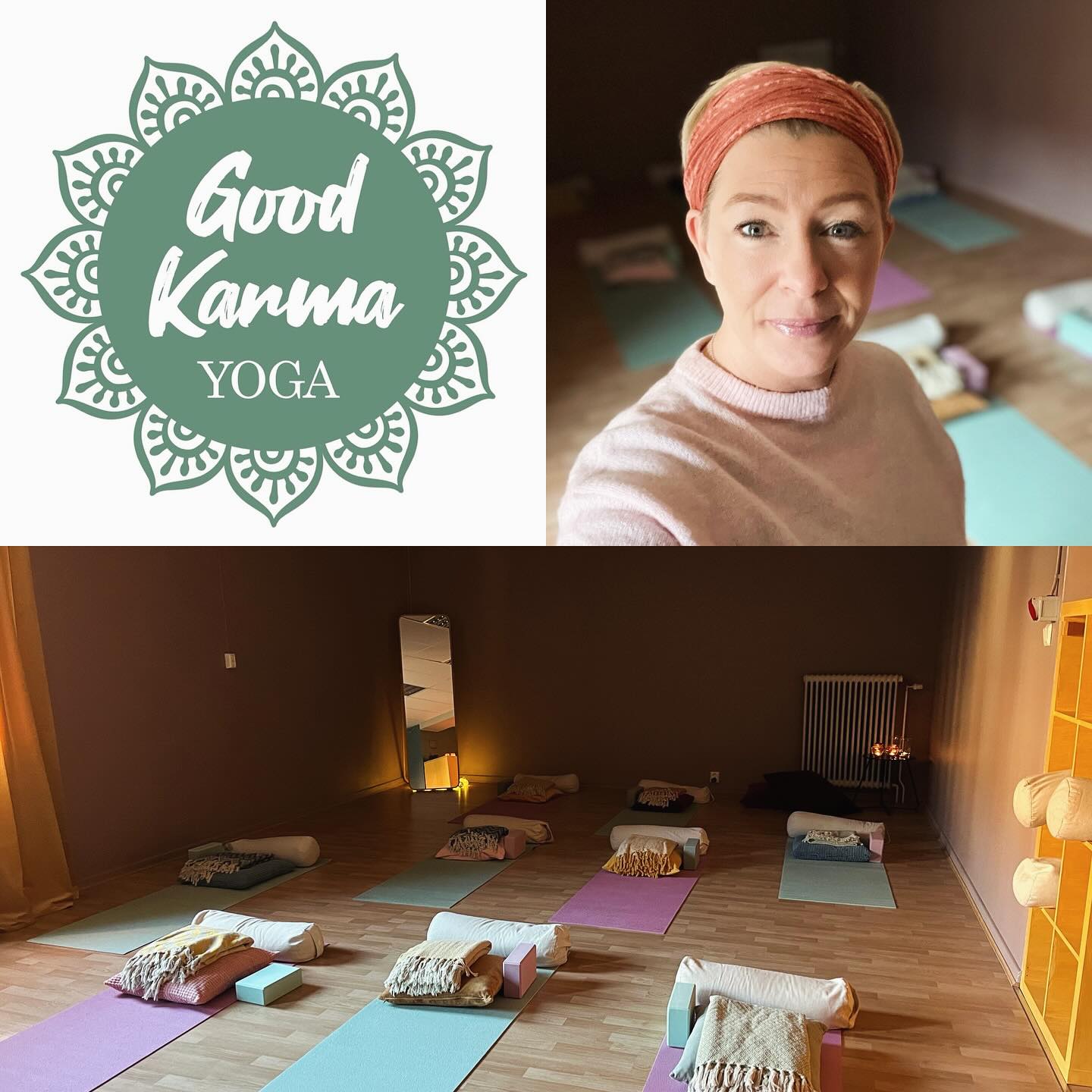 Igår var det premiär.
Fulla salen med yogisar för en stunds yoga och vila.
Fri från krav och prestation. Inget att bevisa, inga måsten.
Bara kropp, själ och dagsform som bestämmer hur mycket eller hur lite.
Ett sätt att vara och tänka som inte liknar något av det sätt som vi lever utanför mina väggar, där ute i det verkliga livet.
Där vi gör motsatsen. Presterar. Levererar. Agerar. Löser problem. Spelar spel och håller masken.
Alltså ett utmärkt tillfälle att träna sitt tålamod. Mod att tåla.
Mod att stanna i kropp och sinne när tankar och känslor dyker upp och ockuperar.
Tankar och känslor av obehag och skav, som du normalt sett oftast kan parera och stoppa undan.
Tills du någon gång kanske tar dig tiden att möta det som behöver mötas.
Gott som ont.
Här har man inte så mycket val.
Än att möta.
Och, ett väldigt bra tillfälle för mig själv att träna på att möta min alldeles egna hejarklack av kritiker.
Den som säger ”inte kan väl du. Inte ska väl du. Varför skulle dom här personerna vilja ha dig som guide in i yogans värld. Alla andra är mycket bättre.”
Den jobbiga jävla rösten.
Men så använder jag också mitt mod. Att tåla. Att träna.
Att ge mig själv lite omtanke och godhet.
Och med den känslan packar jag ihop för några dagars ledighet ✨
Trevlig helg 💕
#samtalsterapisundsvall