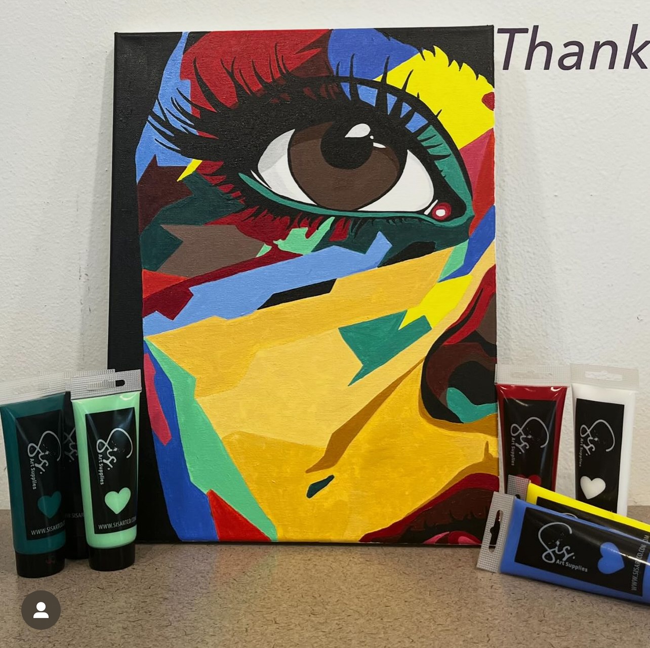 Vibrant . Bold. Creative 🎨 #artsibs what are you creating? Share with us #art #create #acrylic #artsupplies