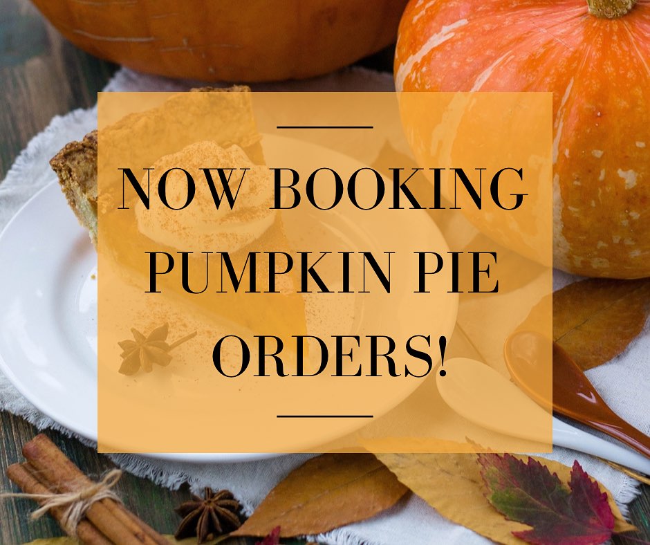 PUMPKIN PIES ARE BACK, SWEETIES! ❤️🍴😋🍽 it’s all about pumpkin spice, right? We have opened up even more dates due to popular demand! But get your orders in as we only have so many spaces to freshly bake your pies!
📆 Choose your date from October or November
🚚 Delivery to your door around Glasgow or free pumpkin pie collection from our production kitchen in the west end of Glasgow.
🥧 Pumpkin pies are £24 each
⏰ All pie orders must be made by Tuesday, 26 November.
🔗: link in stories to book or via our Instagram bio as these get booked up quickly
Last deliveries and order collections are on Thursday, 28 November, Thanksgiving Day in the USA.
#pumpkinpie #pumpkinseason #pumpkinspice #orderplaced #autumnvibes #pieoftheday #ilovepie #pielovers #glasgowbusiness