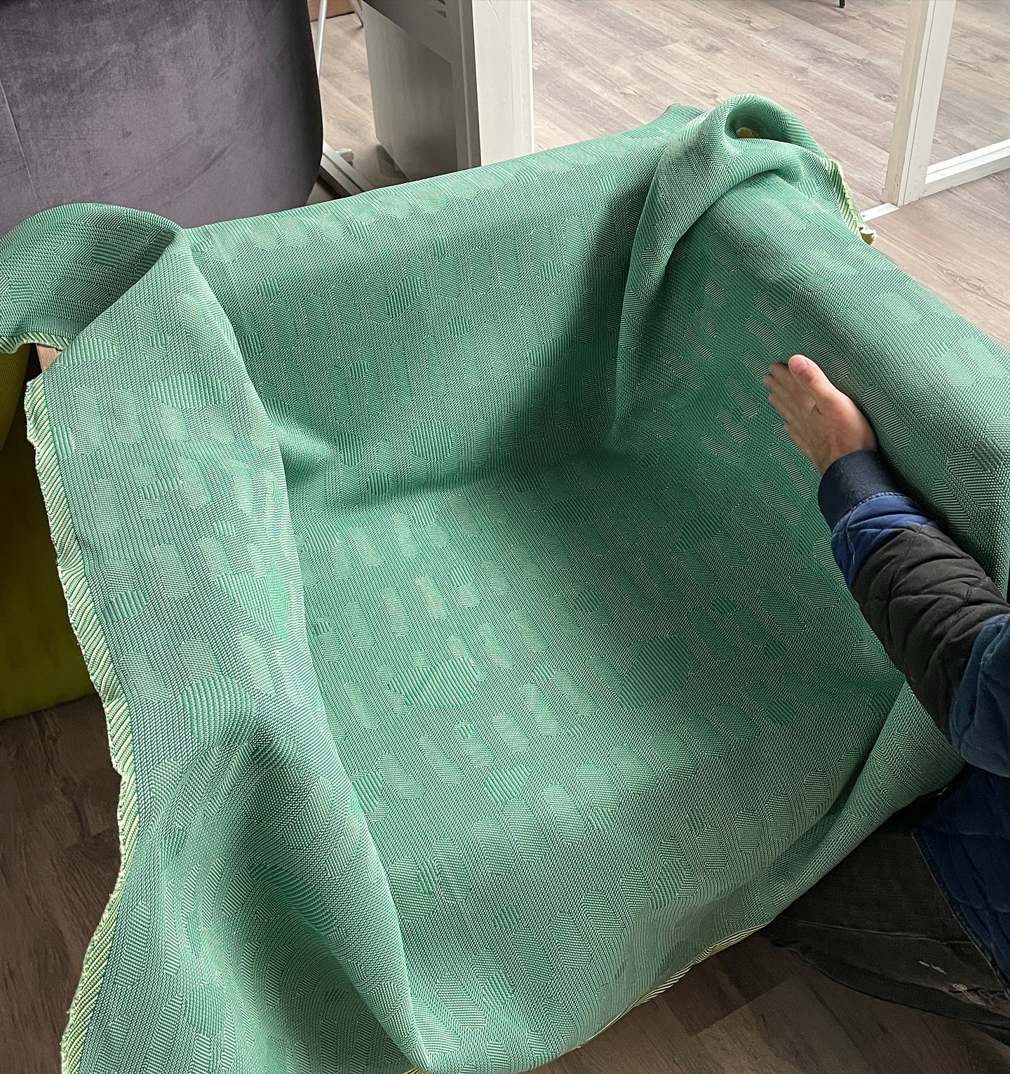 Working hard getting ready for #dutchdesignweek2024 ! Work in progress ✂️🪡