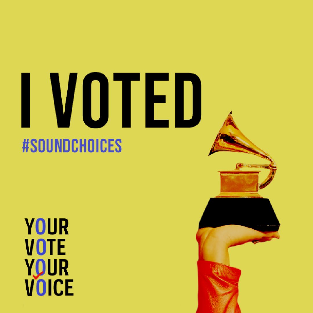 Reminder: first round voting for #GRAMMYs closes tomorrow October 15th #SoundChoices @recordingacademy @positone_records @imanirecords