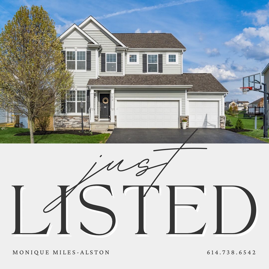 🚨🚨NEW LISTING ALERT 🚨🚨
192 BALSAM DRIVE
💵$485,000
🛏 4 Bedroom
🛀🏼 2.5 Full Baths
🍽 Eat-In Kitchen
🛋Living Room, Rec Room, Great Room
📍Fox Glen - Pickerington, OH
📚PICKERINGTON SCHOOLS
🗓️Active Friday, 4/12/24!!!
Call me TODAY for a showing 📲 614.935.6618