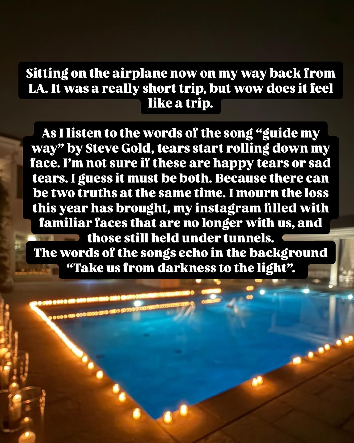 About last night - Oct 7. A year since our lives changed forever. Slowly trying to find the light to bring us out of the darkness. Some things I wrote about our evening.
Thank you @evebarlow @edenrachelcohen @dpac444 @suchinsight for creating this amazing space and event, and thank you for letting me be a part of it. Thank you to @safeheartil for the amazing work you’re doing and thank you to @maayandee and @hannah_tavor_ for shining your light on 🙌🏽
May this year bring us more togetherness, more love, more light.