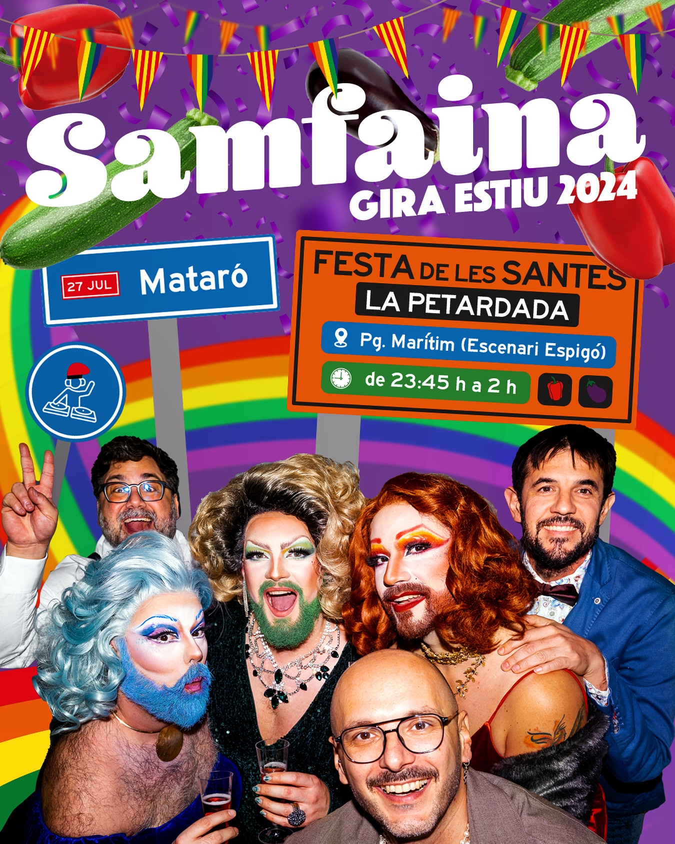 Glòria a les Santes! Tornem a Mataró per la porta gran a la mítica Festa de LES SANTES 🙌🏻 amb la 1a festa LGBTIQ+ 🏳️⚧️🫶🏼🏳️🌈 que s’organitza a la seva festa major just davant del mar. No t’ho pots perdre!
Dissabte 27 de juliol
FESTA DE LES SANTES
📍Passeig Marítim Escenari Espigó
🕚 1:30h a 3:30h
després del concert de @rocio_saiz
VINE A LA PLATJA 👯♀️🎉🫶🏼
Tenim moltes sorpreses preparades!
Etiqueta amb qui vindràs aquest dissabte👇🏽
📸 @g.a.l.d.r.i.c
🎨 @misterandreu