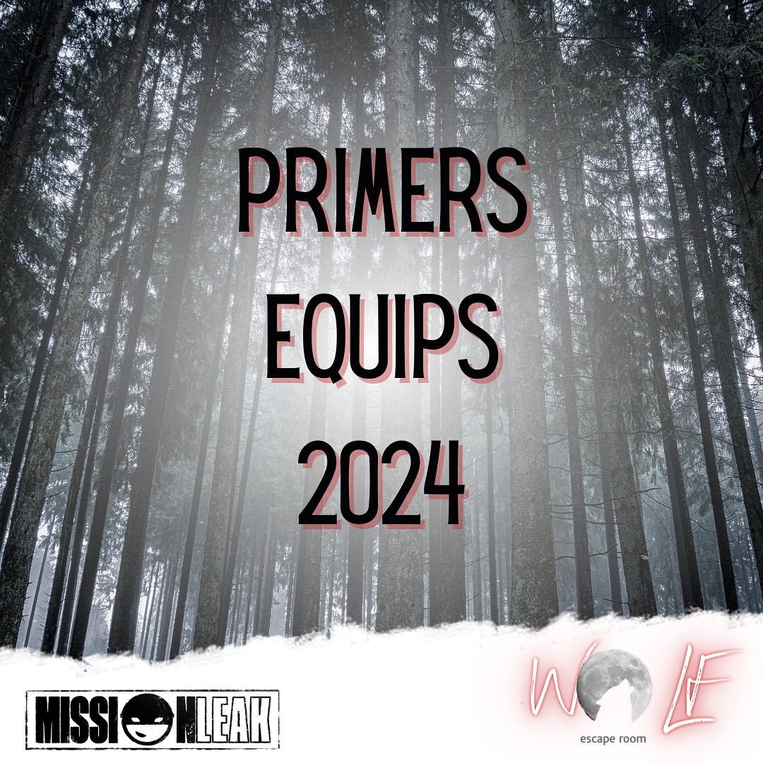 Hem començat el 2024 a ple rendiment!!! #wolfescapebarcelona