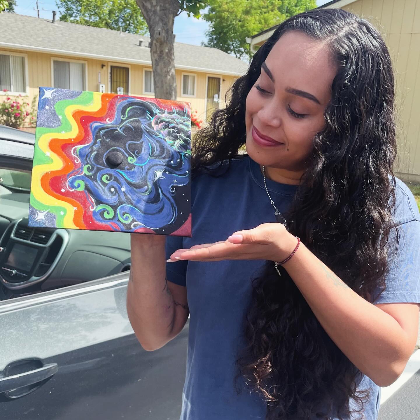 Congratulations to my girlie Trinity ✨
@trglvn25
It was such an honor to work on this commission!
Such an amazing experience to sit down and have a coffee sesh to talk about the elements for this Art piece 🫶🏼 love it 🥰 not only that but I got to make a friend out of this 🥹
Low key feel like I healed a part of my younger self… i hated everything when I was younger; even my own accomplishments.. even graduating high school. So I never decorated my own cap.
Thank you for this experience it means a lot to me. Genuinely enjoyed working on this ✨
Congrats!!!
#graduation #gradcap #congratulations #classof2024 #painting #artpainting #artwork #commission #artist