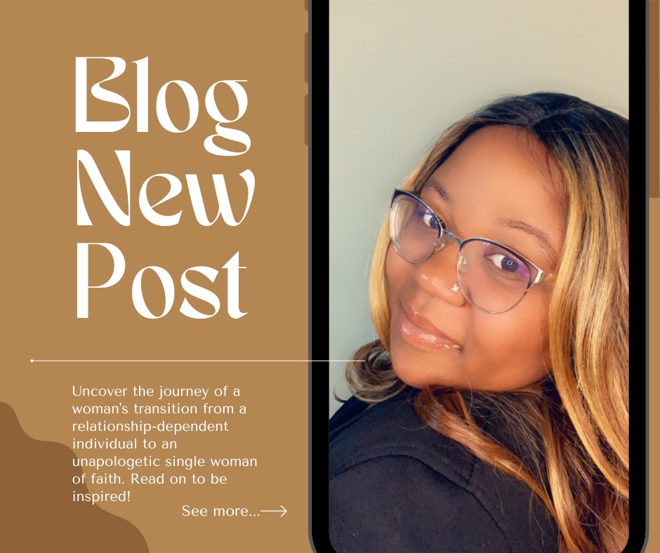 Hey Family!
I have been encouraged to write about my journey to singleness in this season of my life. Going from a girl that always kept someone close to now living not only as a single woman but a single woman in faith, has been quite the experience.
This experience has been so empowering for me, because I have seen myself transition so much from who I use to be to who I am now.
Take a moment to read my new blog post and if you want to ask me any questions just DM me. *Warning* It’s long a read, for it is taking you guys through the journey of my relationships and where I am today. So grab you some snacks and read along. 🤗
Be Blessed ✨
Click on link to access website or the boldly unveiled link in bio! ☺
https://www.boldlyunveiled.com/post/empowered-and-unapologetic-navigating-singleness-as-a-woman-of-faith