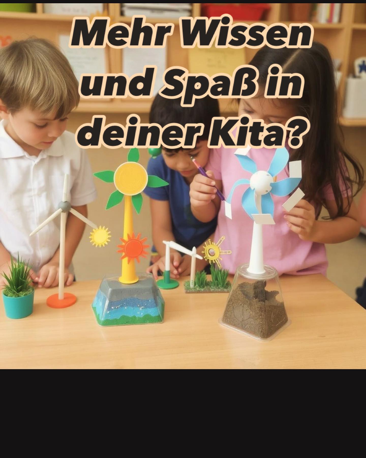 Du bist Elternteil eines Kitakindes oder Erzieher*in? Möchtest du, dass dein Kind in der Kita spielerisch mehr über Klima und Energiegewinnung erfährt? Dass das Kitateam entlastet wird, weil mal wer von außen kommt und unterstützt? Und so der Alltag in der Kita noch bunter und wertvoller wird? Dann schreib mir eine PN und erfahre mehr über meine förderfähigen Klimaworkshops für Kitas in Köln und Umgebung. Mehr zu mir auf www.StephanieHaeger.com