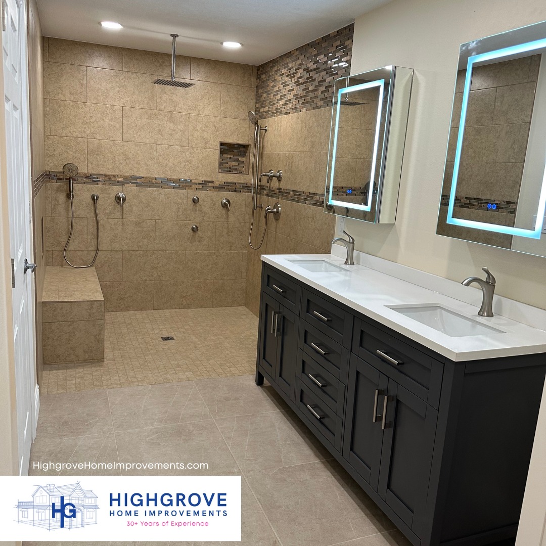 Have you found your forever home? Creating a safe and comfortable bathroom that can adapt as you age in place is thoughtful planning. 🛁 Let's dive into some renovation ideas that can make a real difference.
💧Curbless open showers offer more than modern aesthetics for those with mobility challenges
💧 Room to securely attach grab bars and railings later on is critical to navigating slippery showers safely
💧 Consider taller toilets or toilet risers to make squatting and standing easier
Small changes can have a big impact for safety as well as style! Let's make your bathroom a relaxing haven where slipping and falling is less of a concern!
Give us a call! We'll help you make your forever home safe and comfortable for years to come! (321) 313-5835
#SeniorFriendlyBathroom #AgingInPlace #foreverhome