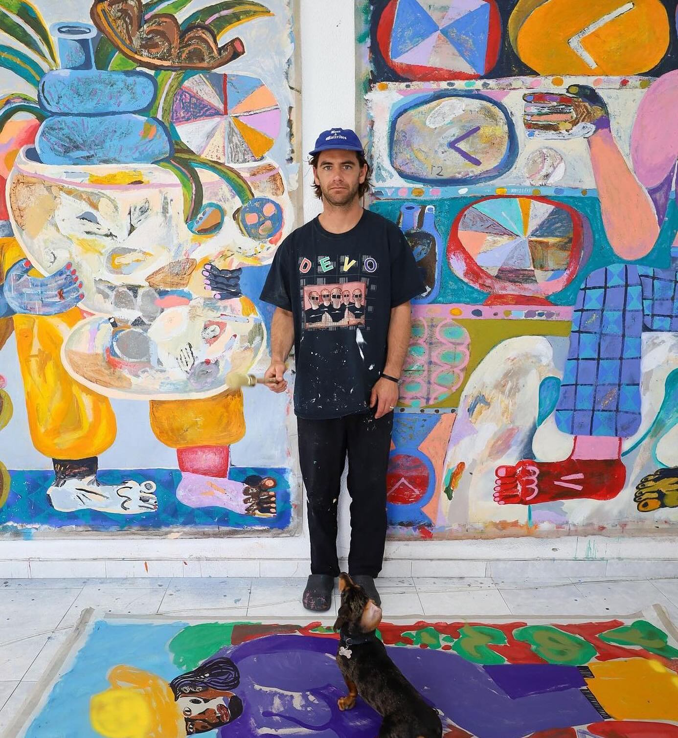 Zac Hoffman, aka @loser.angeles , draws inspiration from the nonsensical creating filled-to-the-brim, action-packed, joyful works using oil, oil stick, aerosol, charcoal, acrylic, lacquer, and watercolor on canvas or paper. His vibrant creations provoke the viewer (who he refers to as “the participant”) into disregarding any sense of significance. Hoffman’s use of bold colors, striking visuals, and textual elements in his artwork is influenced by a primal longing to find the oddness in the ordinary.
The artist states, “I think one of the strangest aspects of modern human life has to be the newfound need to broadcast their personal lives on the internet. The constant surveillance that humans provide each other leaves such little room for imagination.”
.
.
.
.
#artist #painter #sculptor #studioartist t #outsideart #streetartist #graffitiartist #fineart #artcollector #popart #weeklyart #collageart #sculptor #expressionism #art #artadvisory #artconsulting #avecartconsulting #artcollector