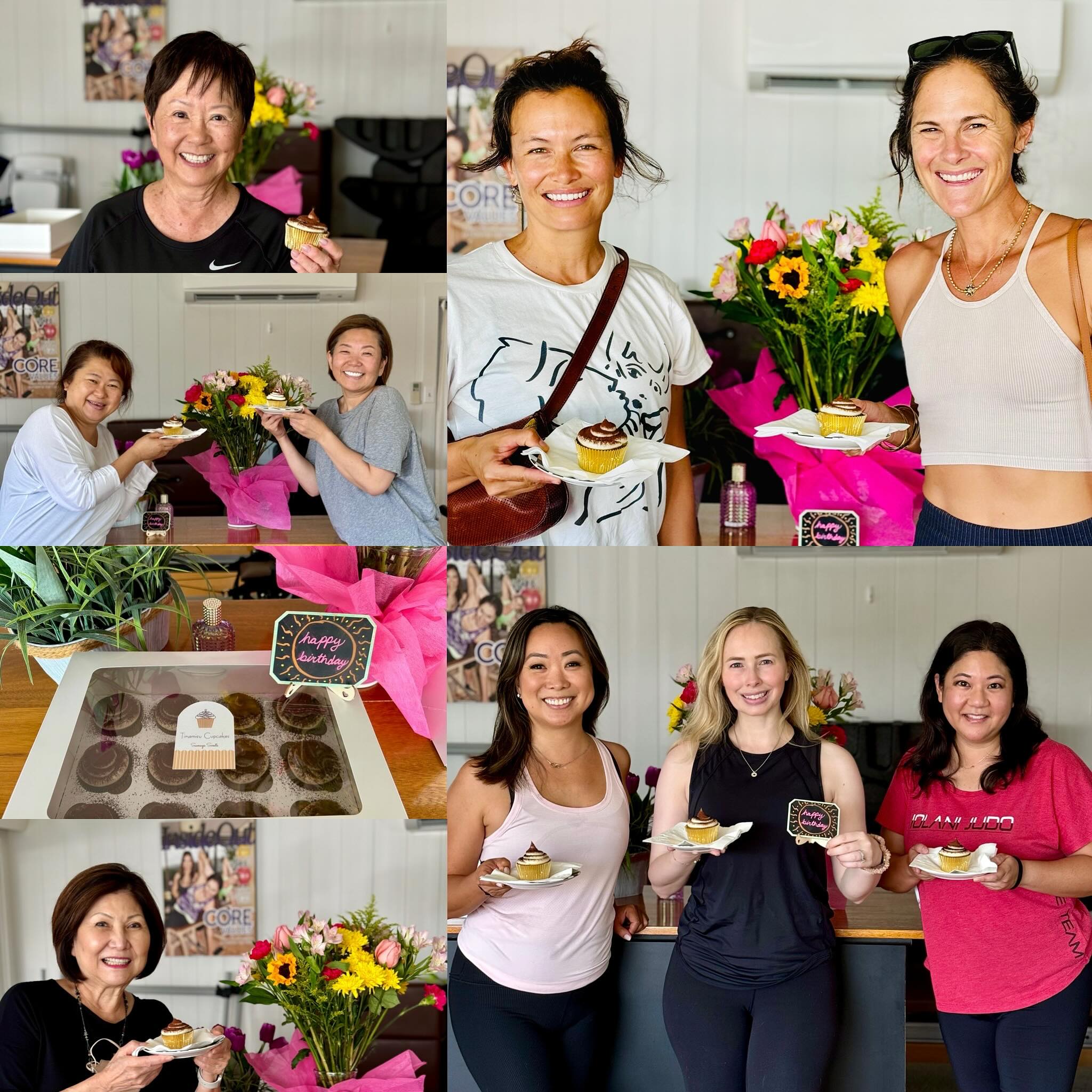 A few of our beautiful clients enjoying birthday cupcakes after Pilates. Well deserved, ladies! 🙌🎉🧁 #thefirmpilates #thefirmpilatesstudio #pilates #kahala #kahalapilates #fitmom #fitmoms #pilateslife #pilateslovers #pilatesbody #pilateswithfriends #hawaiifit #islandlife #reformerpilates #basipilates #studiobirthday #businessanniversary