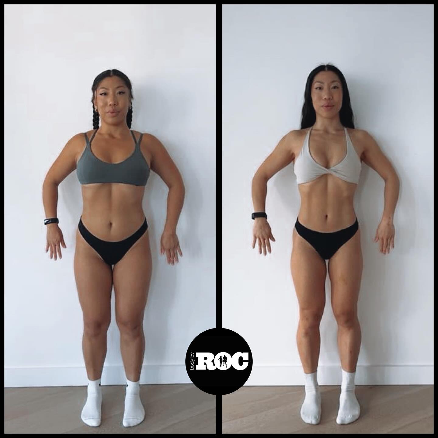 .
✨ **Client Spotlight!** ✨
Check out these incredible progress photos of my amazing client @fionalayy , who’s just completed one training block with Body by Roc and now onto her second! She’s down an impressive 9.6kg! 💪
Here’s how she did it:
🟢 4 weight sessions a week
🔵 3 HIIT cardio sessions a week
🥗 Eating whatever she wanted as long as she stuck to her calories and macros
This is a **win for the gals**! 🌟
Proving that with the right guidance and dedication, you can achieve your goals while still enjoying the foods you love.
Ladies, if you’re ready to transform your body and feel empowered, DM me to start your journey today! 💥