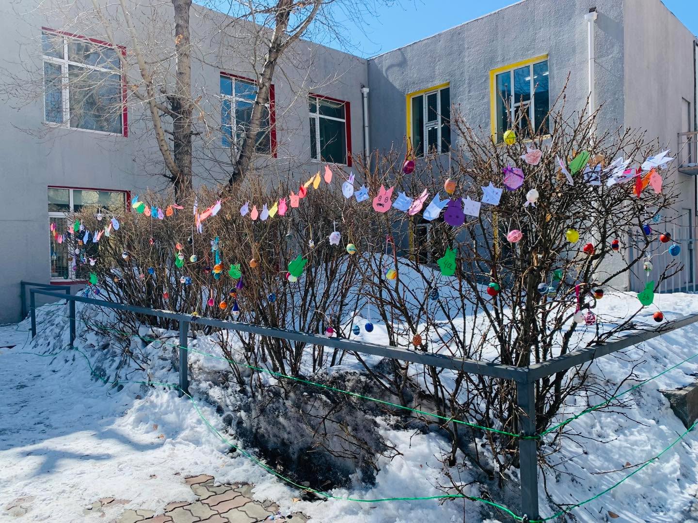 🐰FROHE OSTERN!🥚
Улаан өндөгний баярын мэнд хүргэе!
Энэ жил бага ангийн сурагчид маань Герман уламжлалт аргаар өндгөө хоосолж, хоосон өндгөө чимэглэж сургуулийн гадна моднуудаа чимэглэлээ!
🪺HAPPY EASTER!